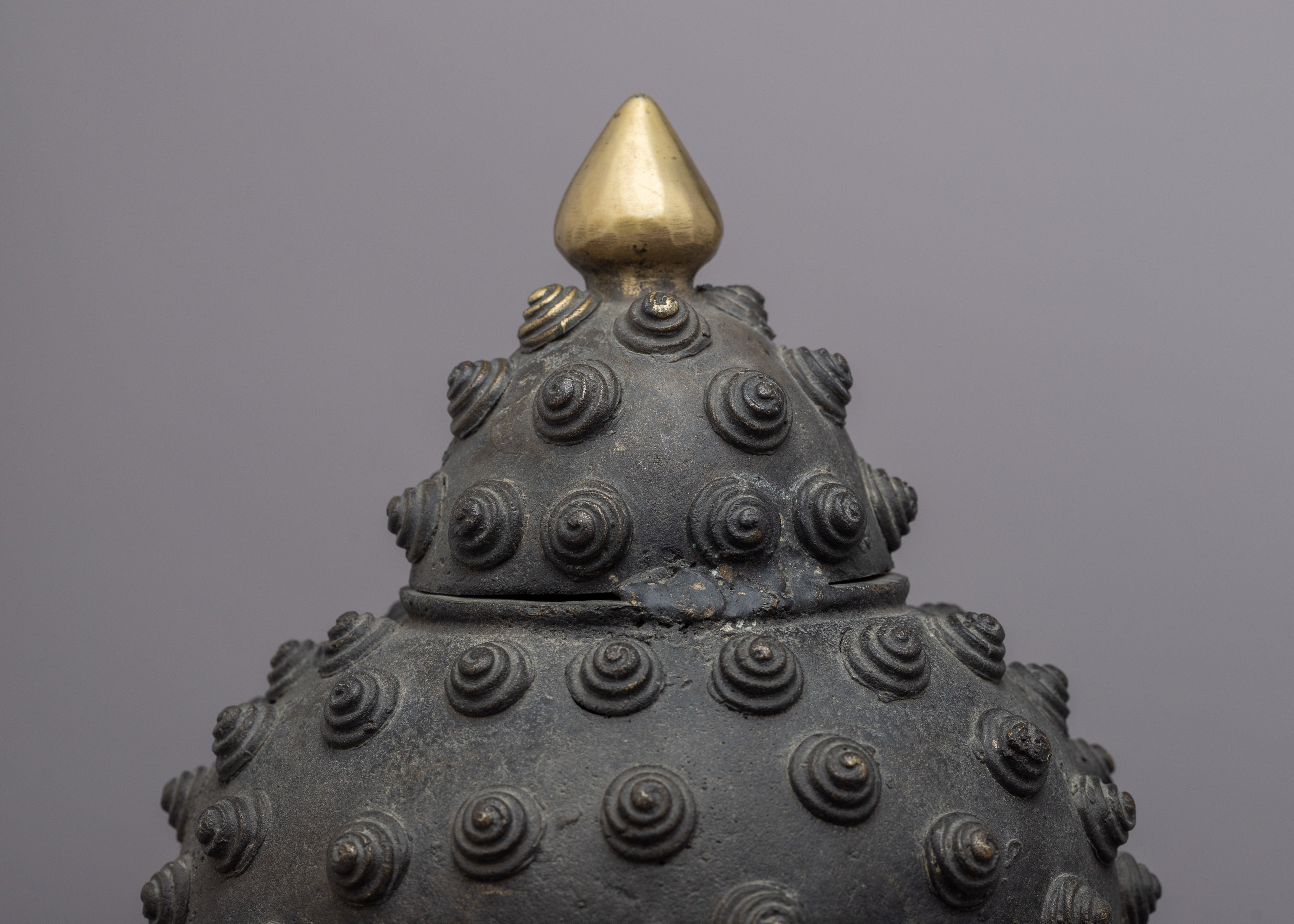 Antique Copper Buddha Head | Himalayan Art Work