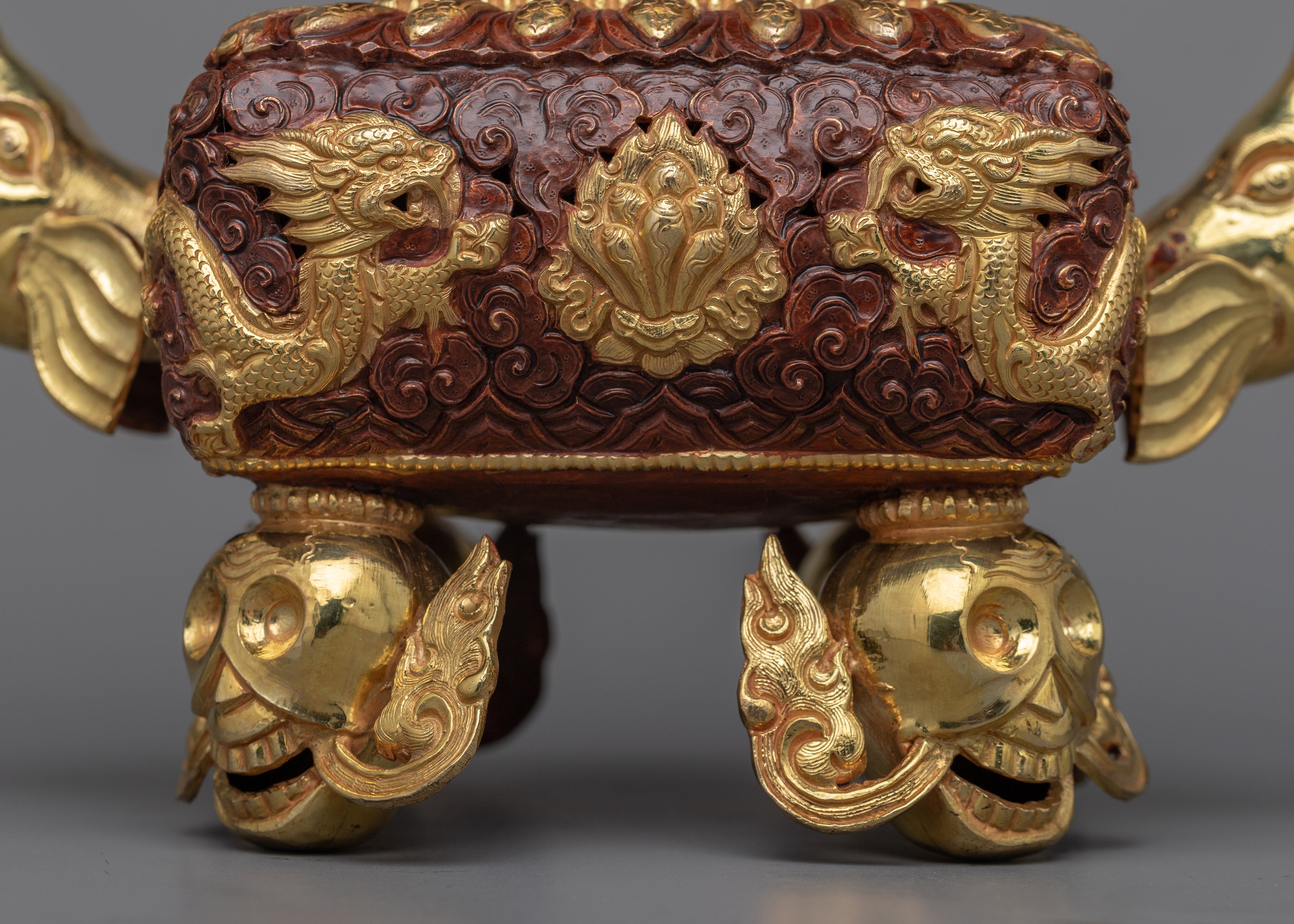 Copper Incense Burner | 24k Gold Plated for a Luxurious Experience