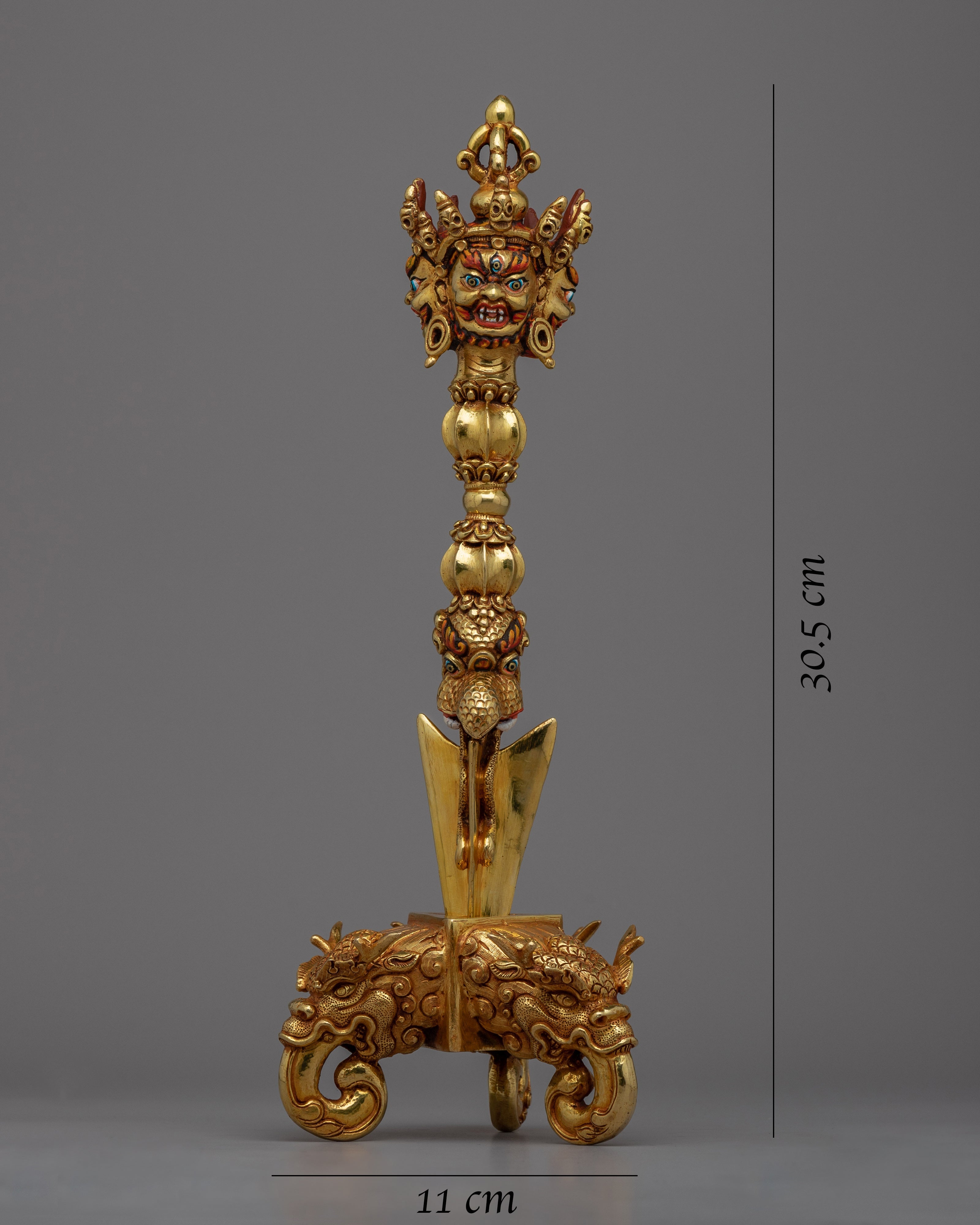 Copper Body Dorje Phurba Dagger | Sacred Buddhist Ritual Tool