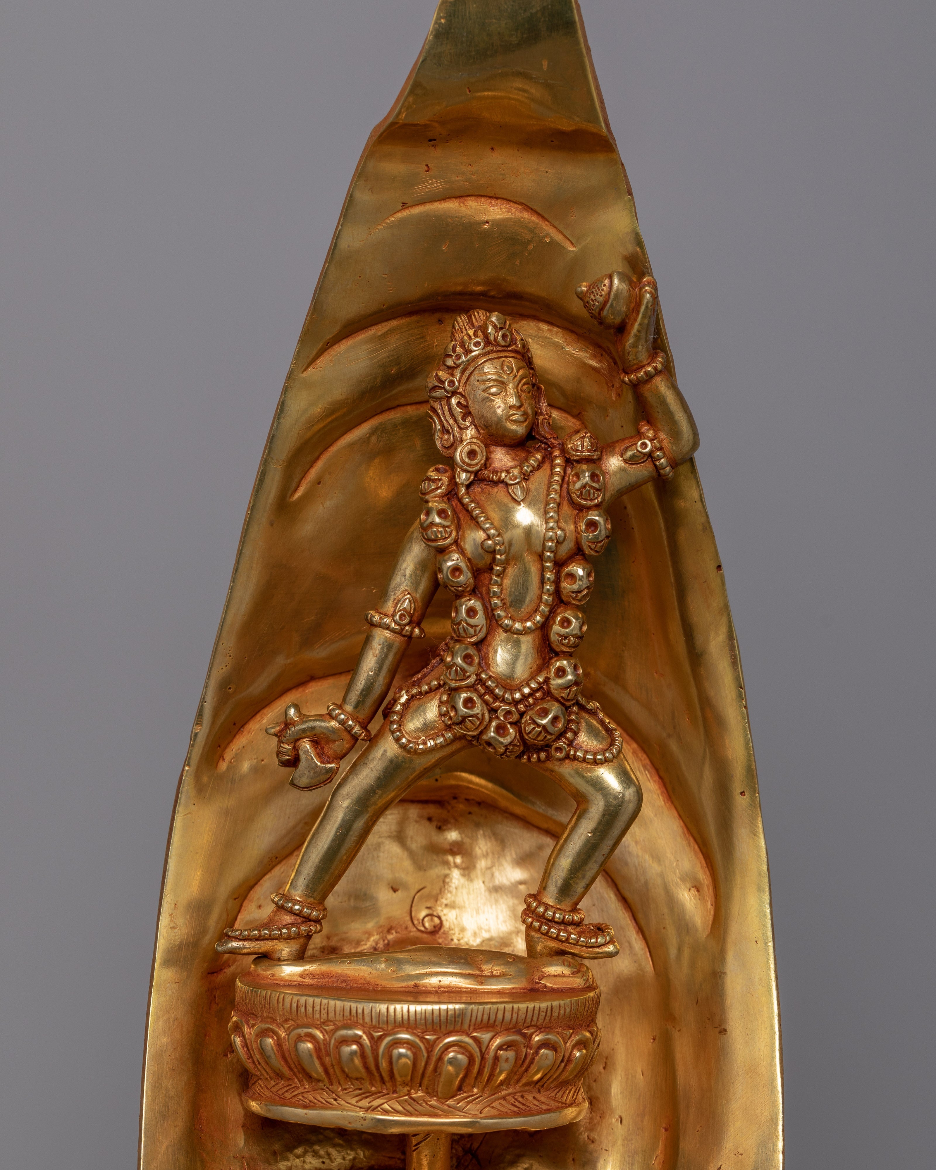 Copper Lotus with Stand | Timeless Symbol of Enlightenment