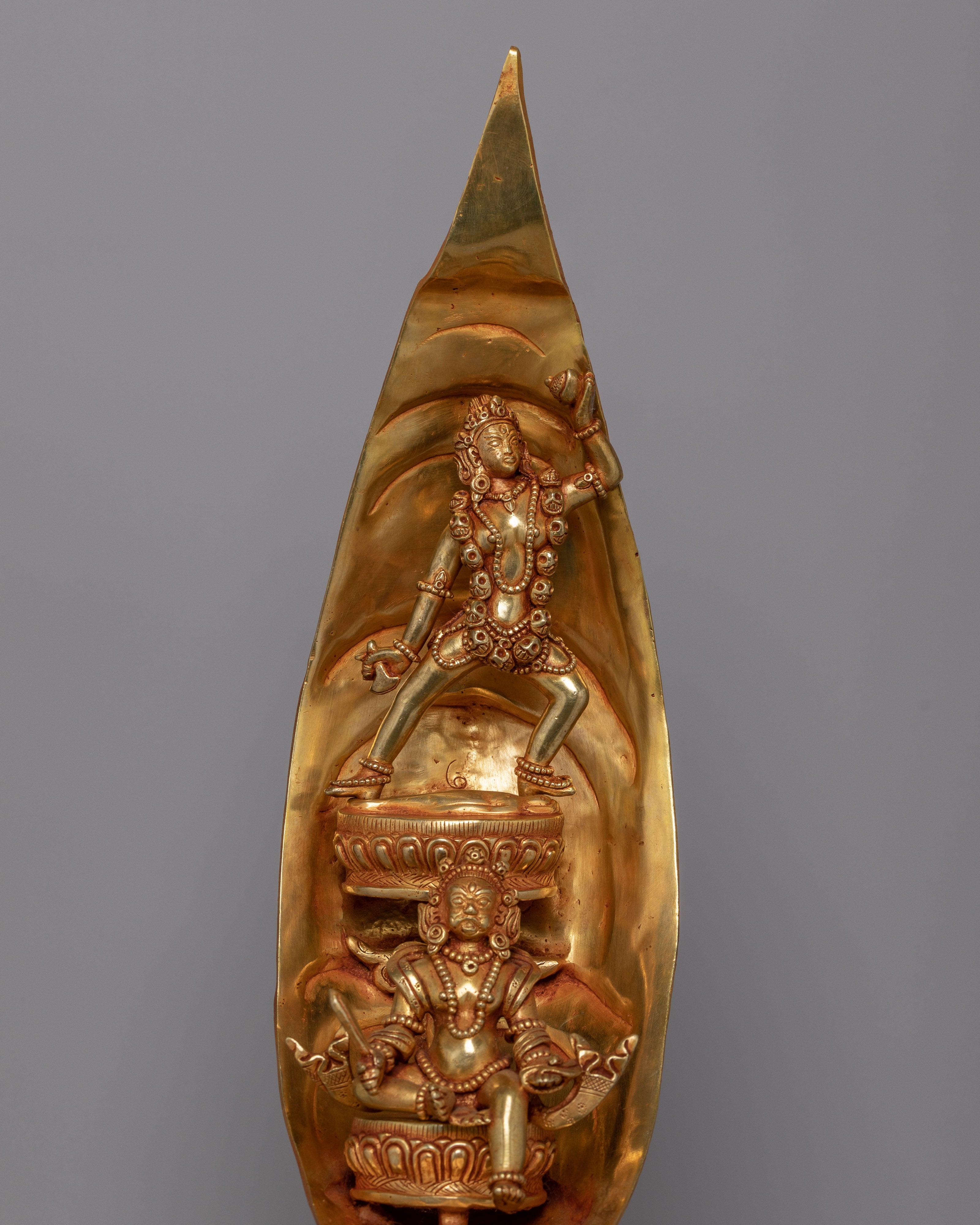 Copper Lotus with Stand | Timeless Symbol of Enlightenment