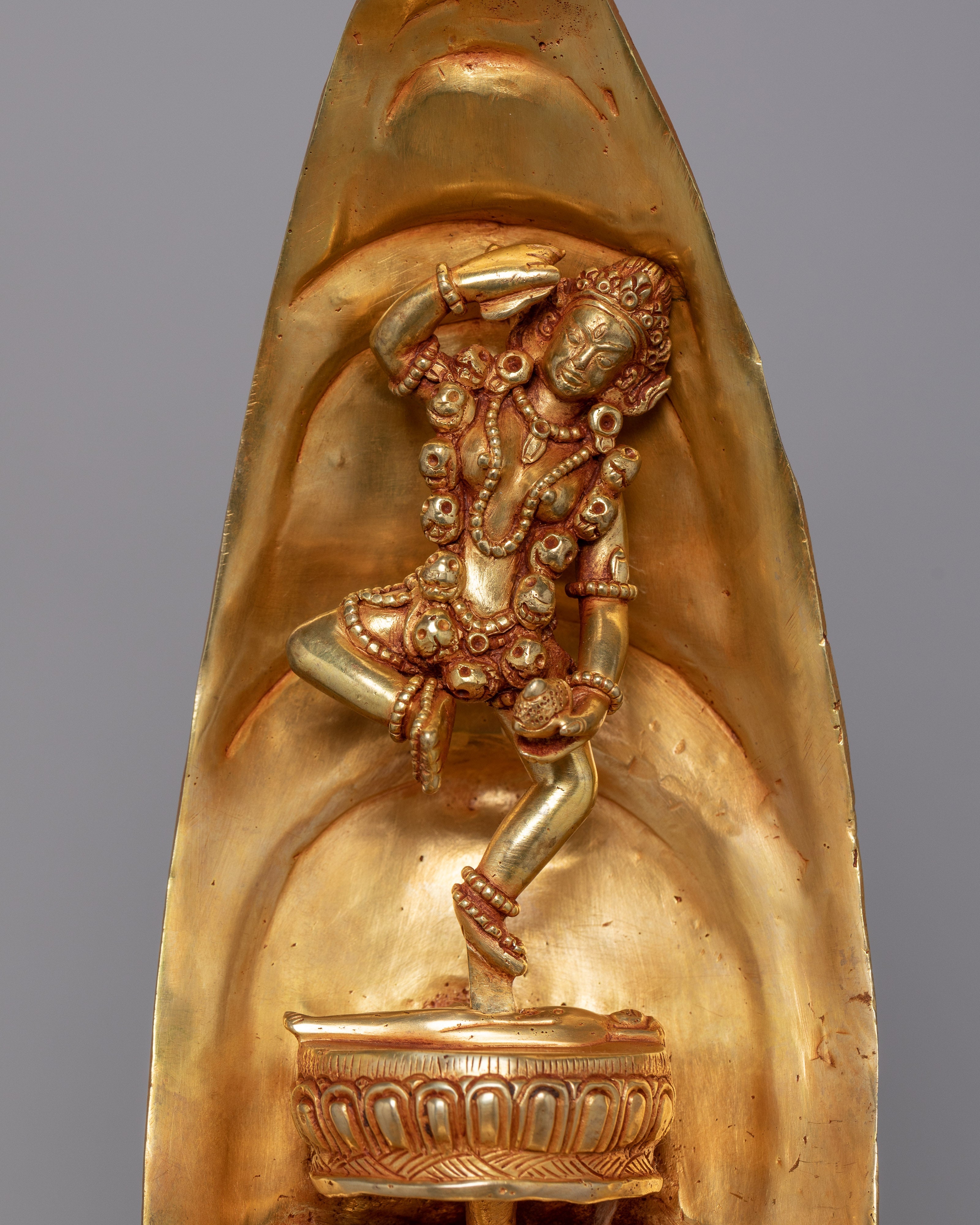 Copper Lotus with Stand | Timeless Symbol of Enlightenment