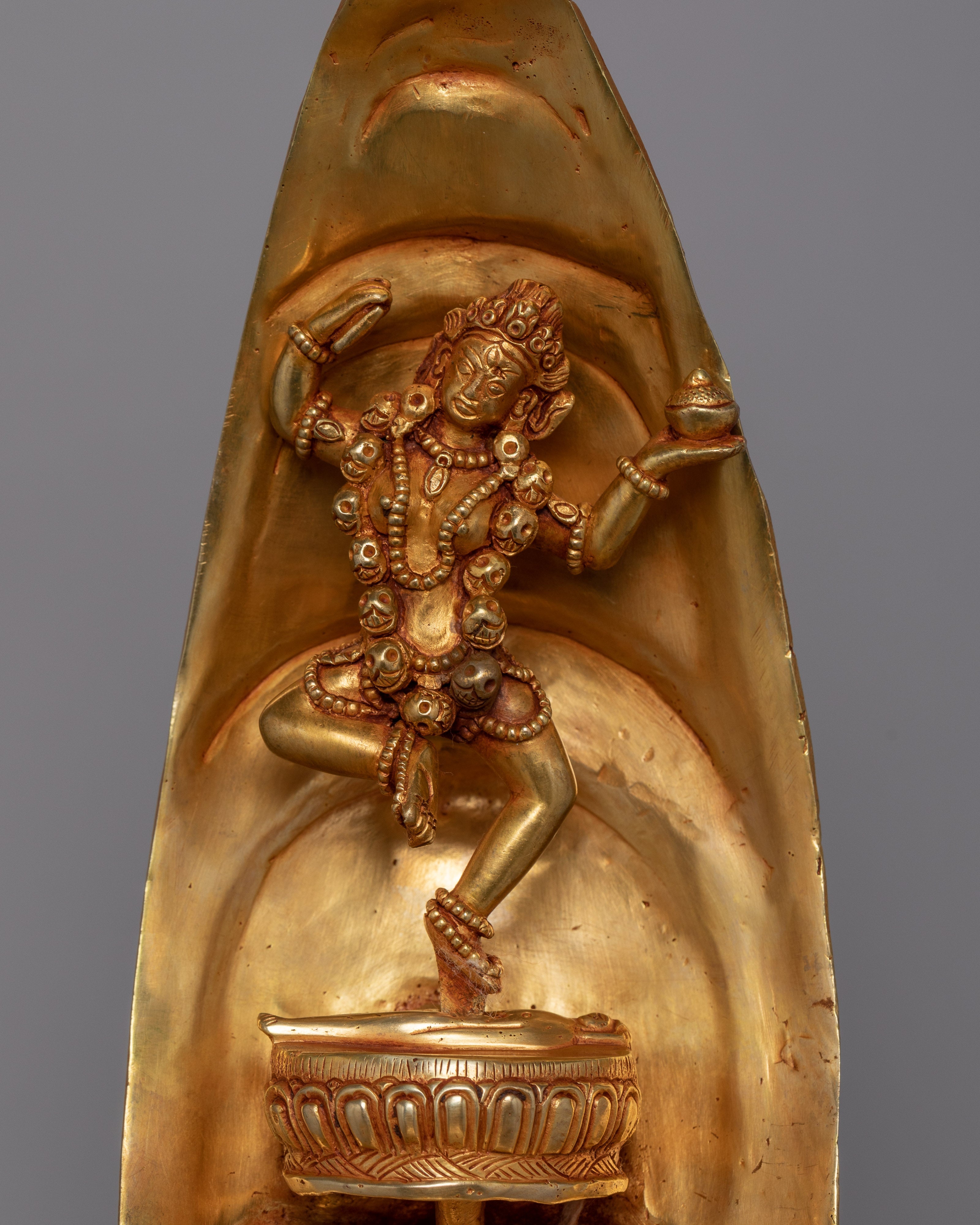 Copper Lotus with Stand | Timeless Symbol of Enlightenment