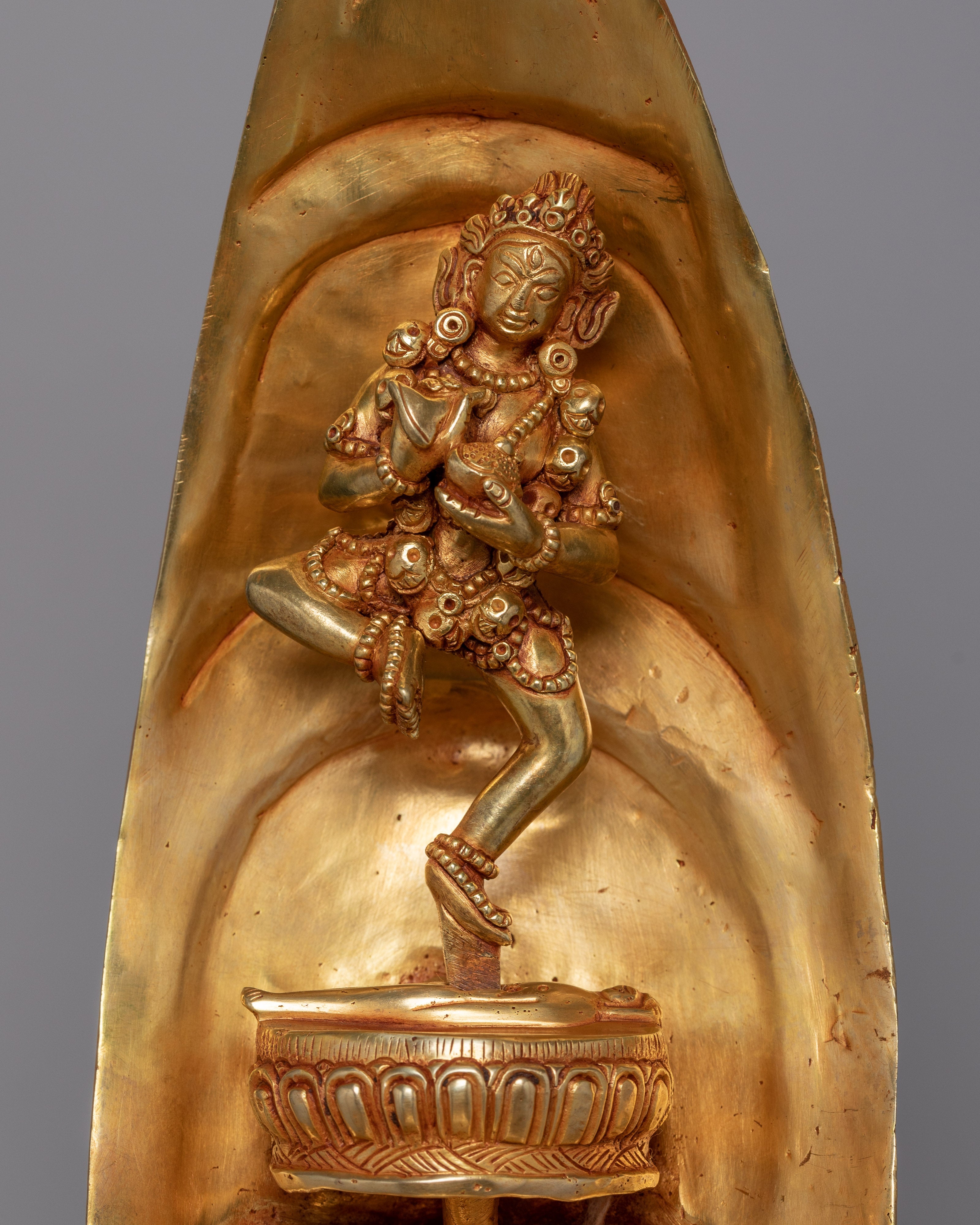 Copper Lotus with Stand | Timeless Symbol of Enlightenment