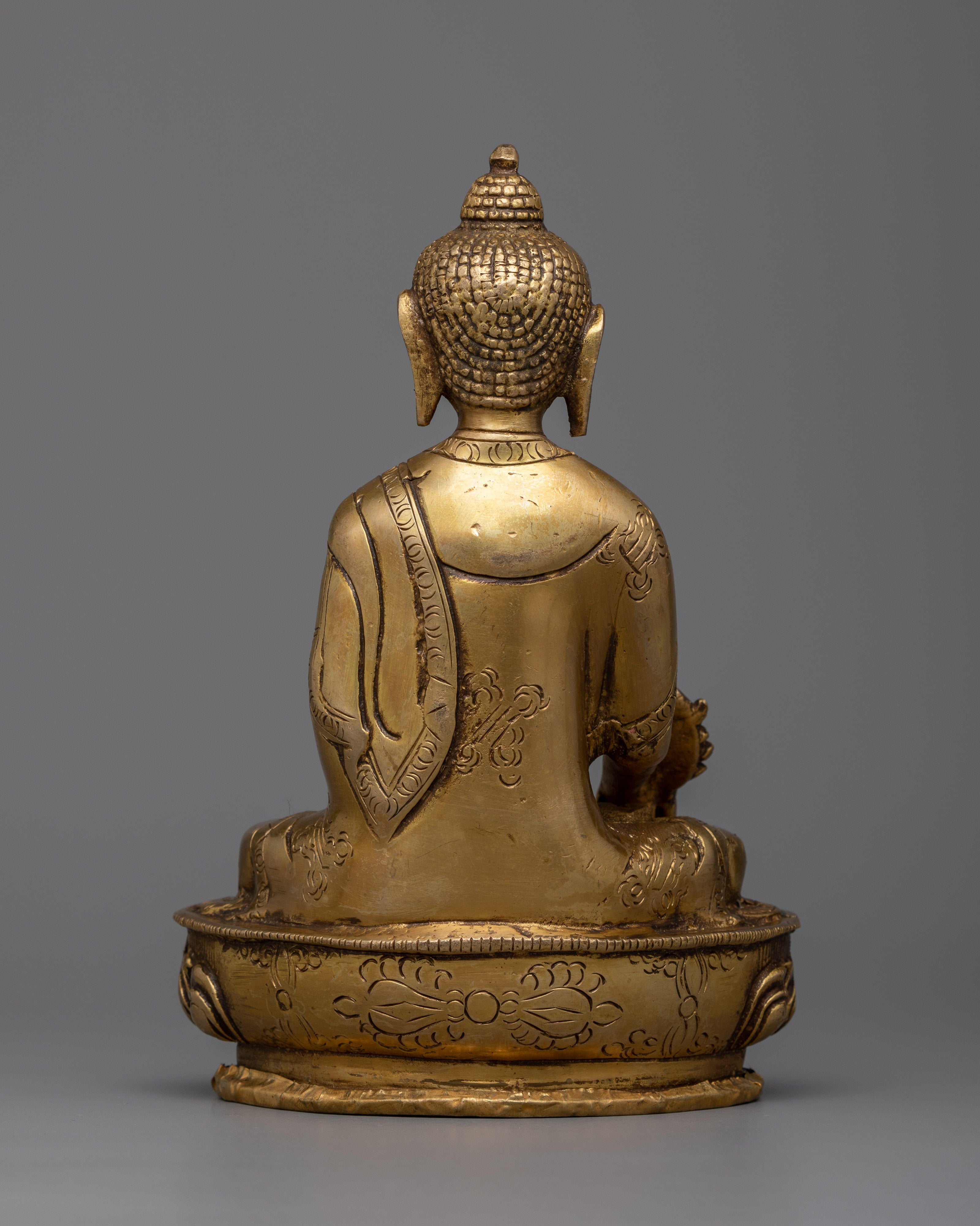 Healing Medicine Buddha Statue | Traditional Buddhist Sculpture
