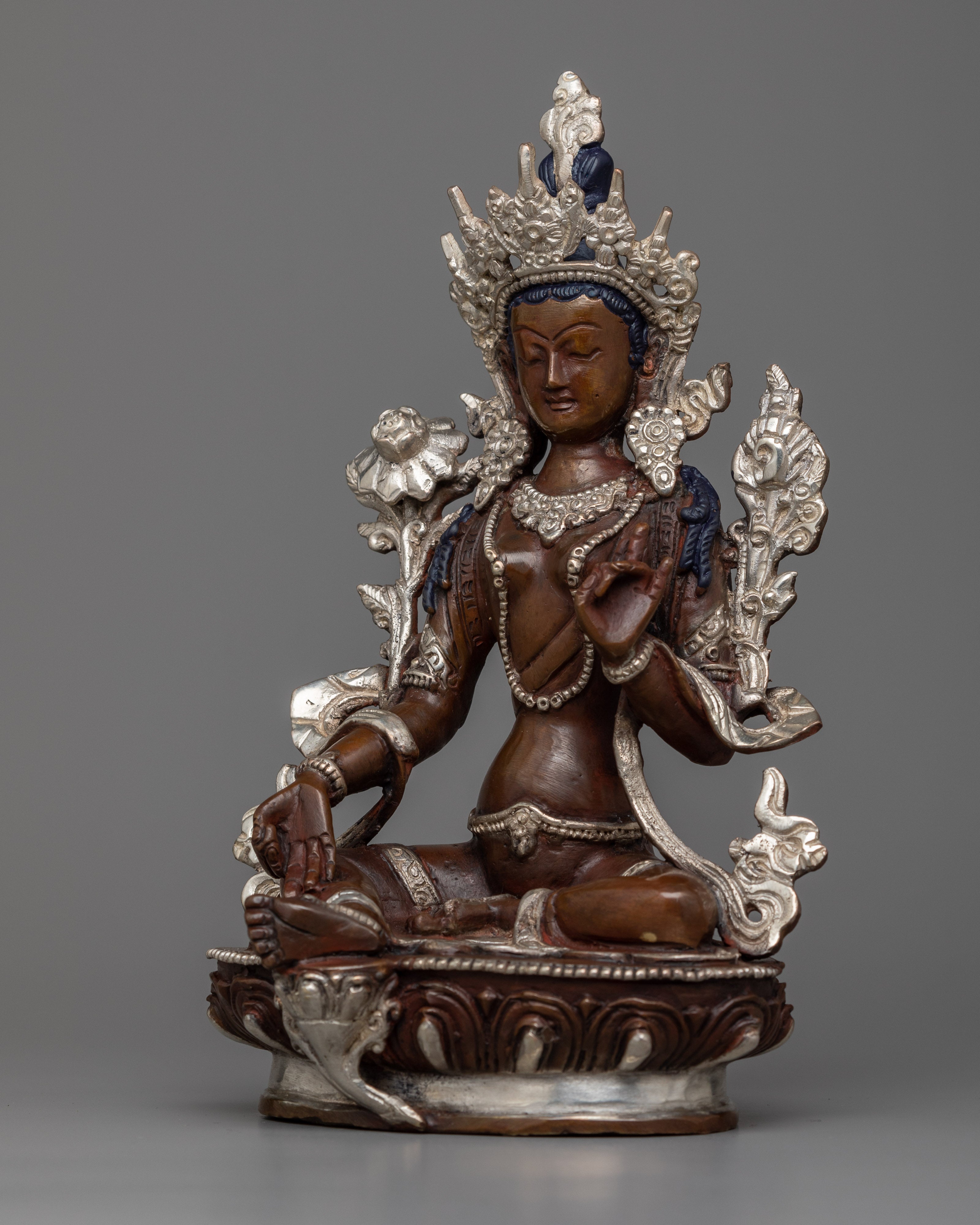 Green Tara Tibetan Goddess Statue | Welcome Serenity with our Sculpture