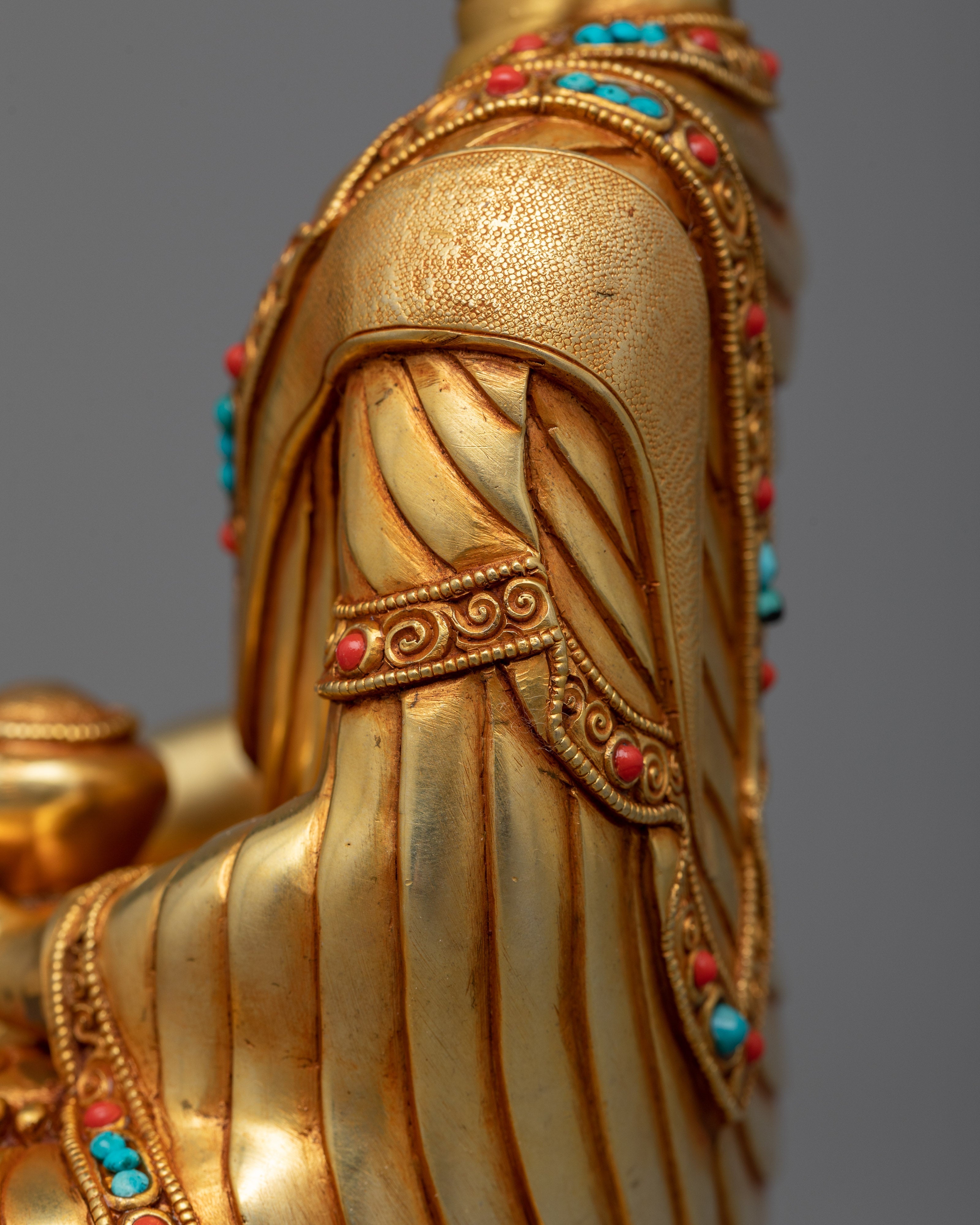 Handmade Shakyamuni Buddha Home Statue | Exquisitely Crafted Spiritual Decor Piece for Your Home