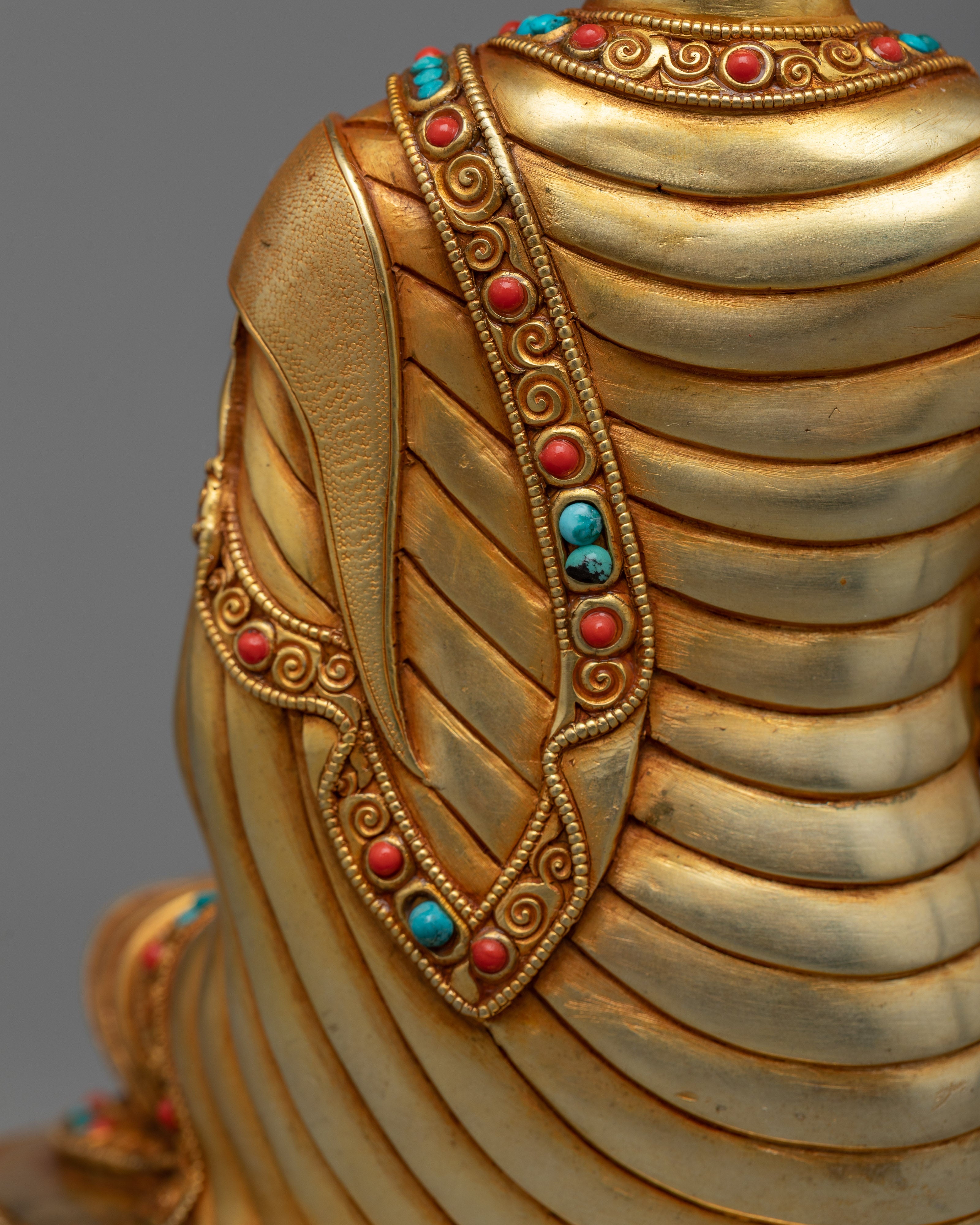 Handmade Shakyamuni Buddha Home Statue | Exquisitely Crafted Spiritual Decor Piece for Your Home