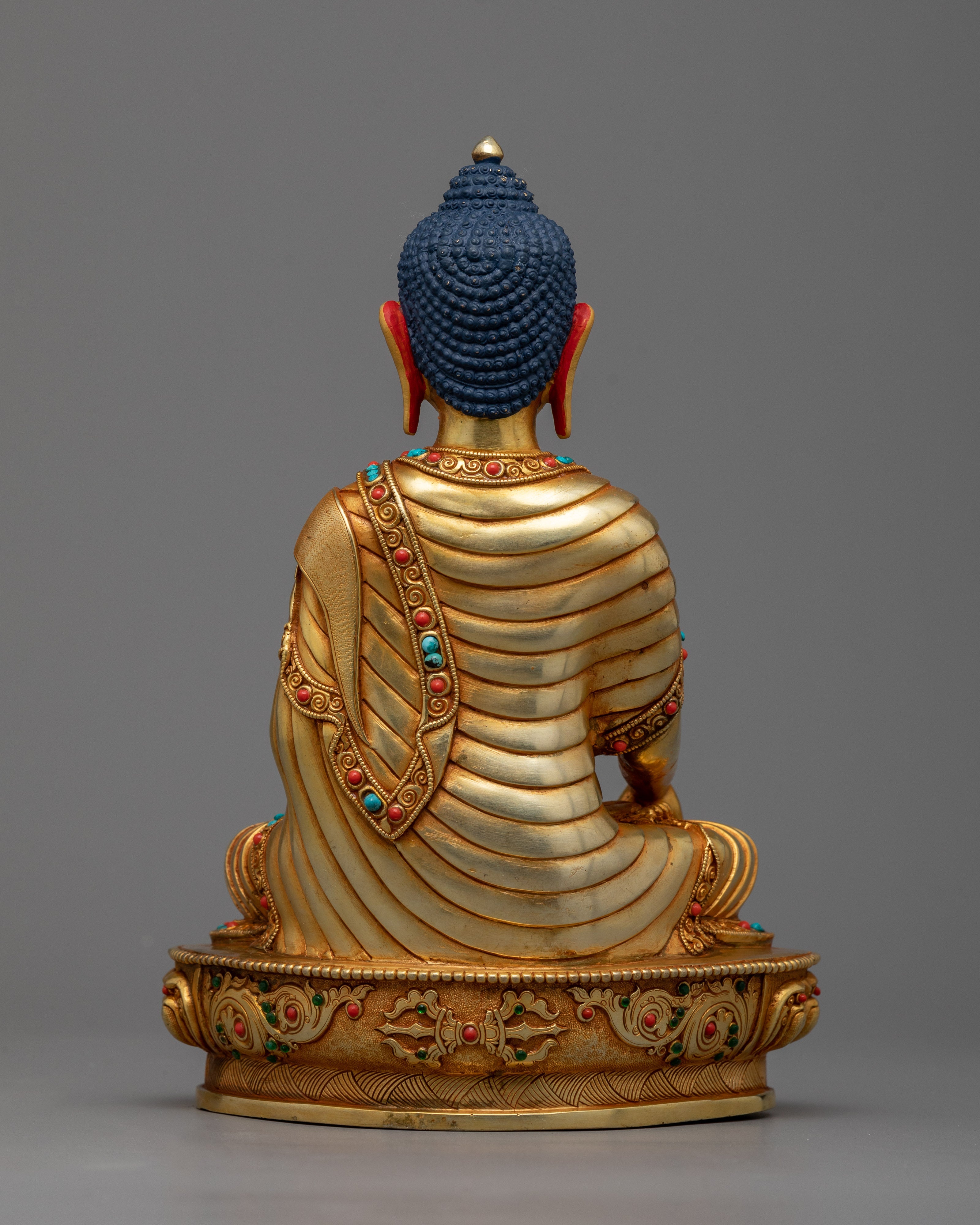 Handmade Shakyamuni Buddha Home Statue | Exquisitely Crafted Spiritual Decor Piece for Your Home