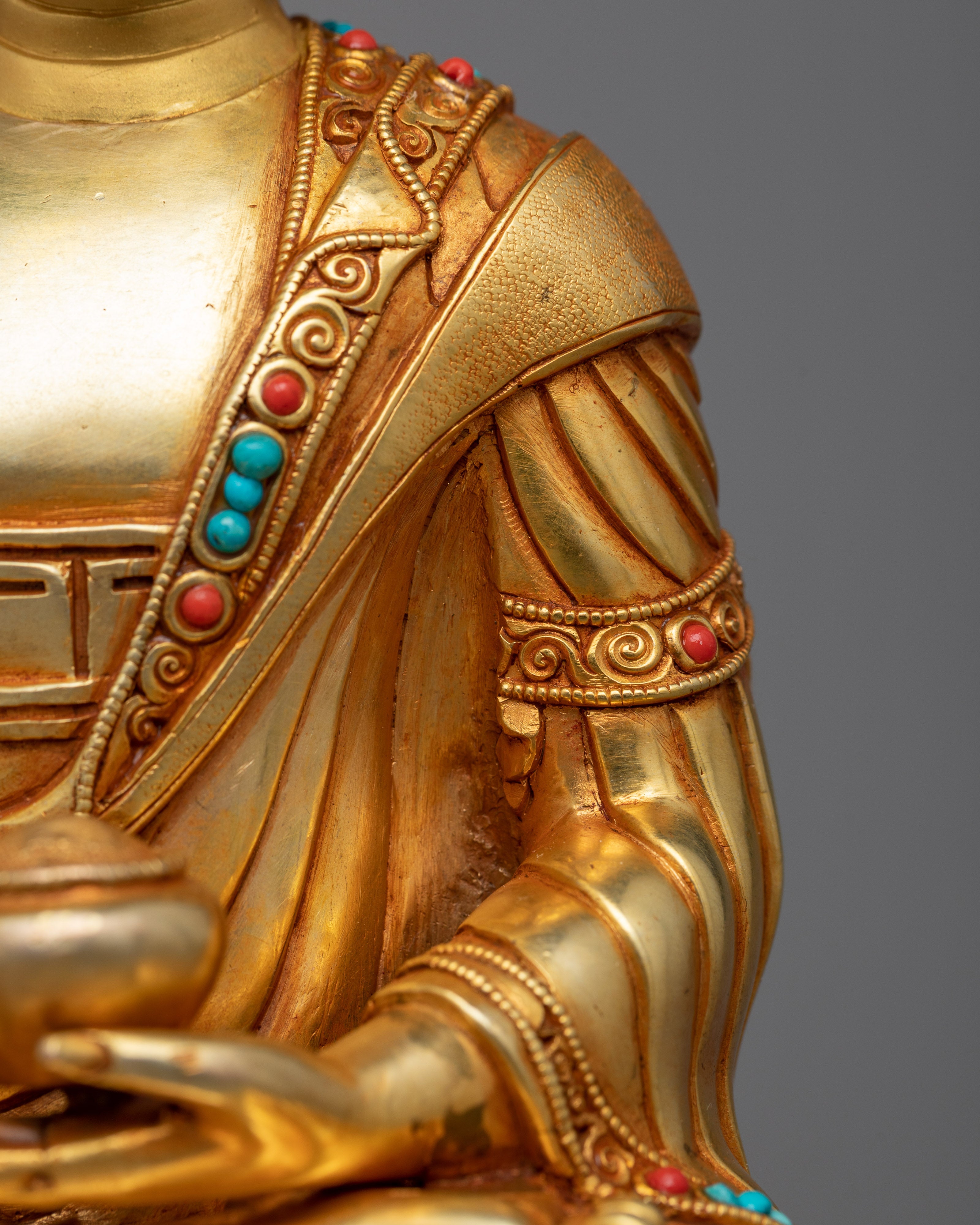 Handmade Shakyamuni Buddha Home Statue | Exquisitely Crafted Spiritual Decor Piece for Your Home