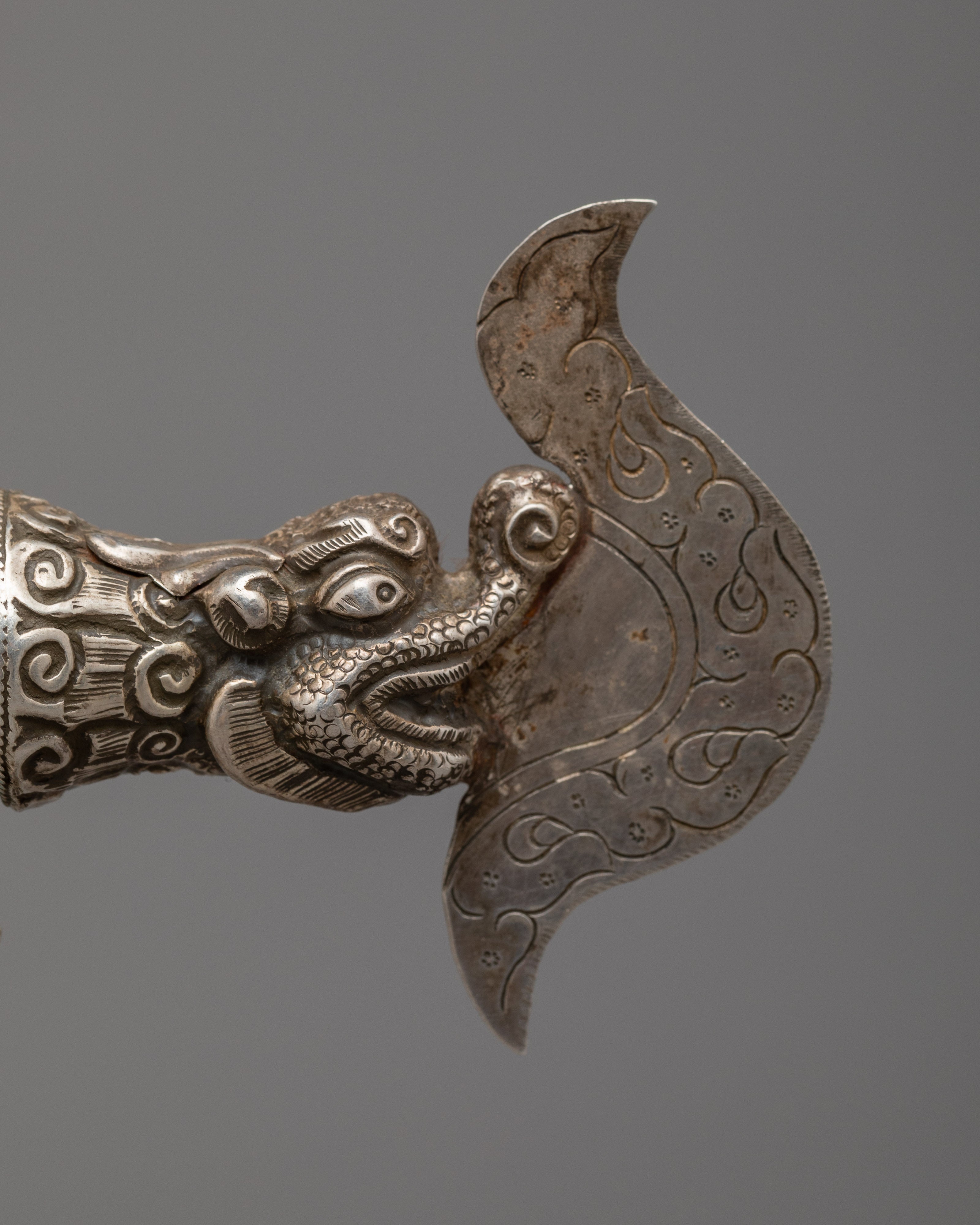 Phurba with Kartika Knife | Enhancing Meditation, Protection, and Spiritual Connection