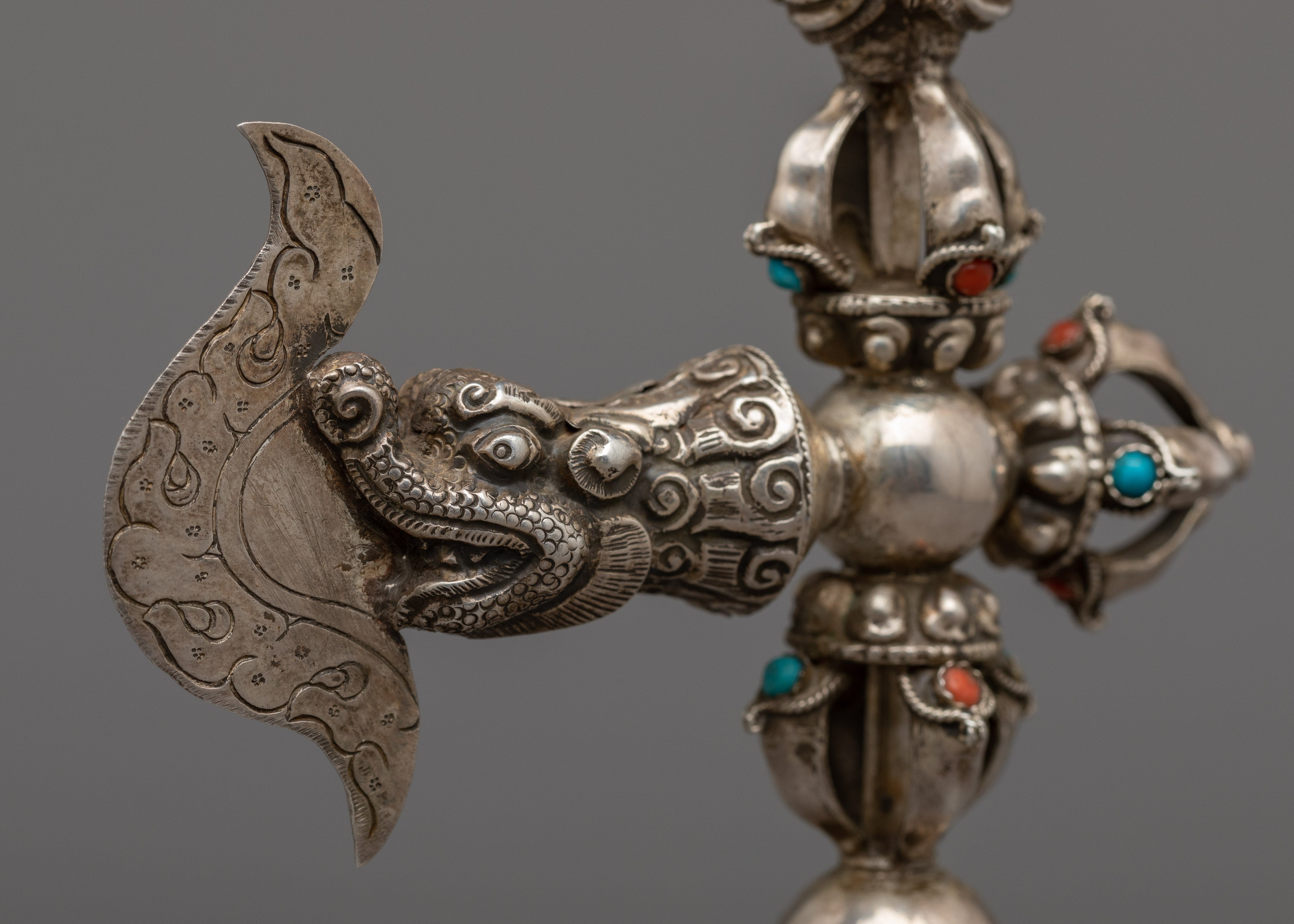 Phurba with Kartika Knife | Enhancing Meditation, Protection, and Spiritual Connection