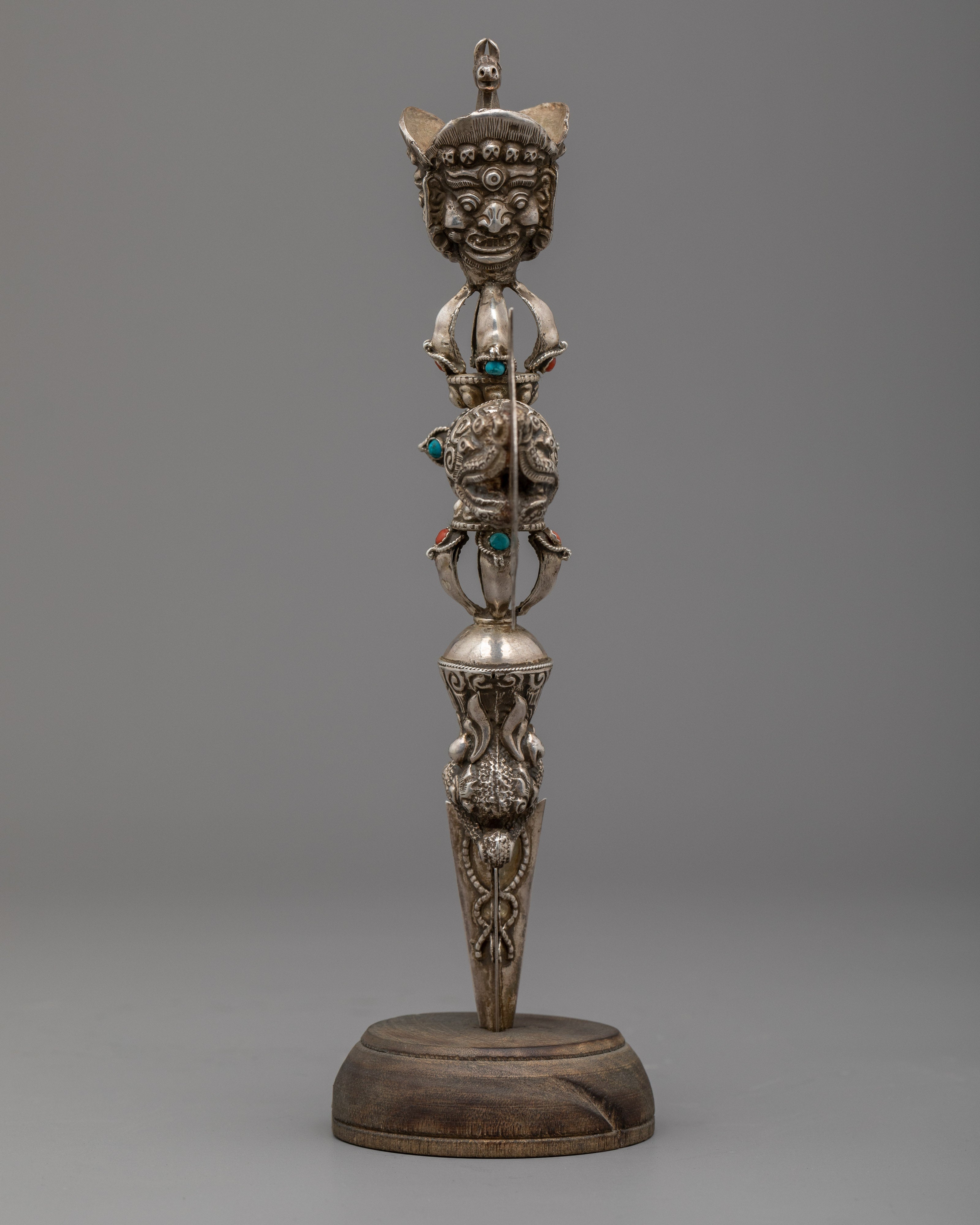 Phurba with Kartika Knife | Enhancing Meditation, Protection, and Spiritual Connection