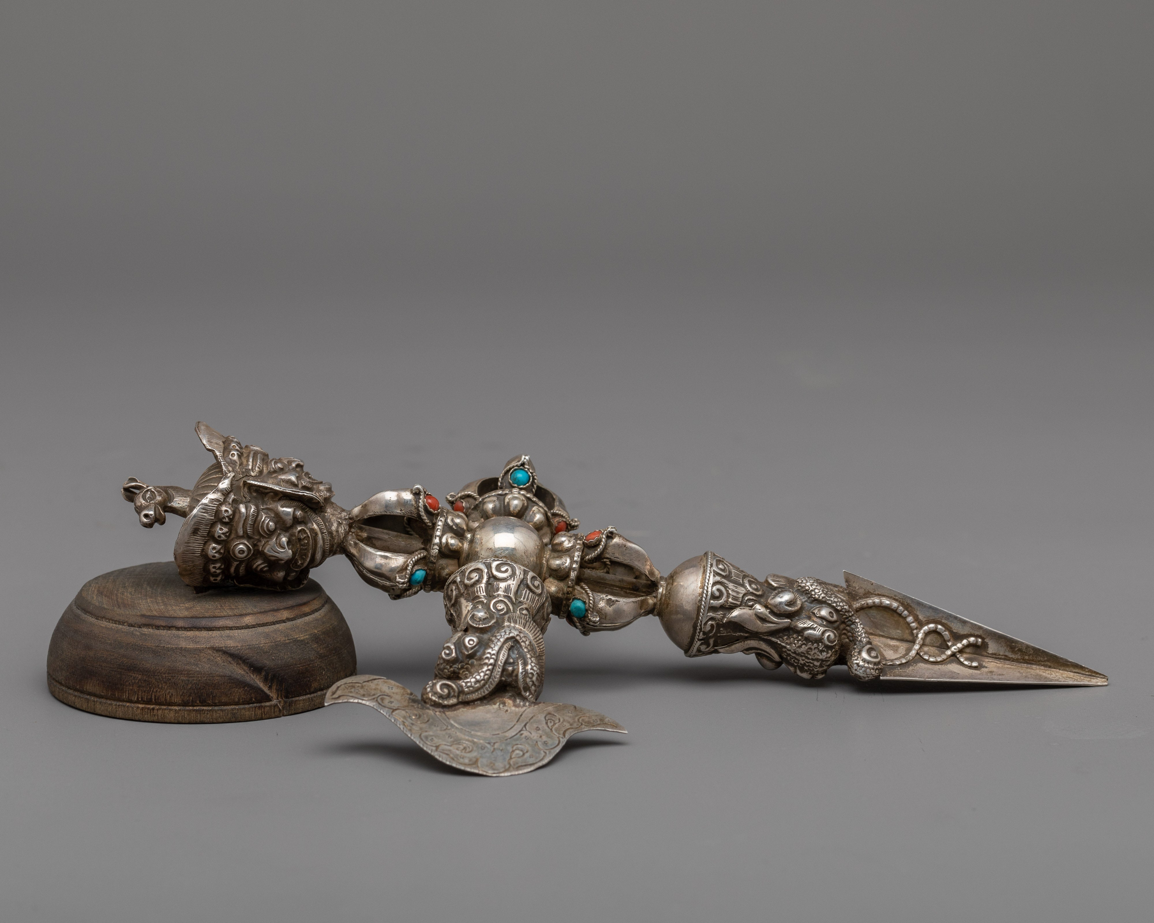 Phurba with Kartika Knife | Enhancing Meditation, Protection, and Spiritual Connection