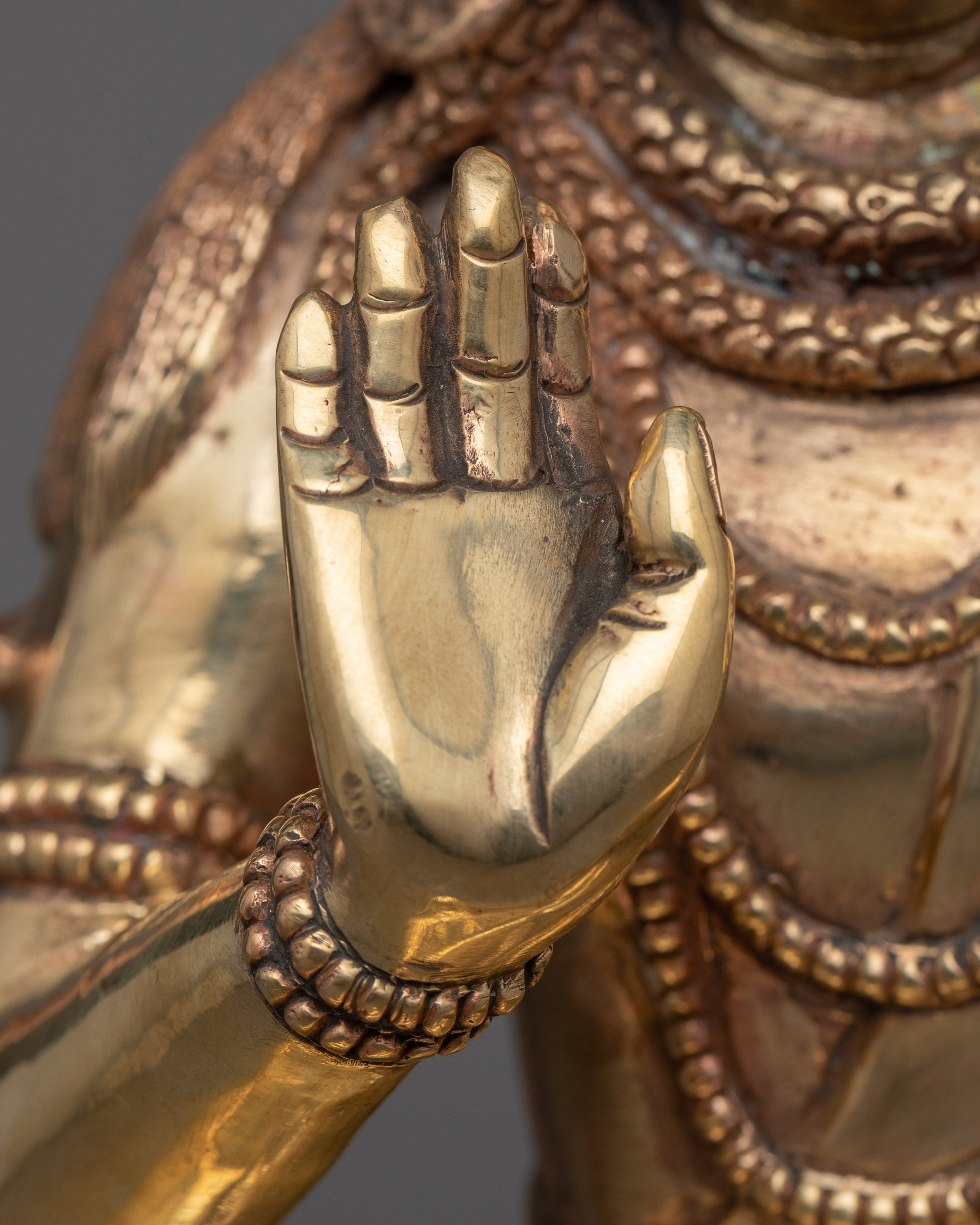 Handmade Copper Adiyogi Shiva Statue | Inspire Serenity and Wisdom in Your Home"