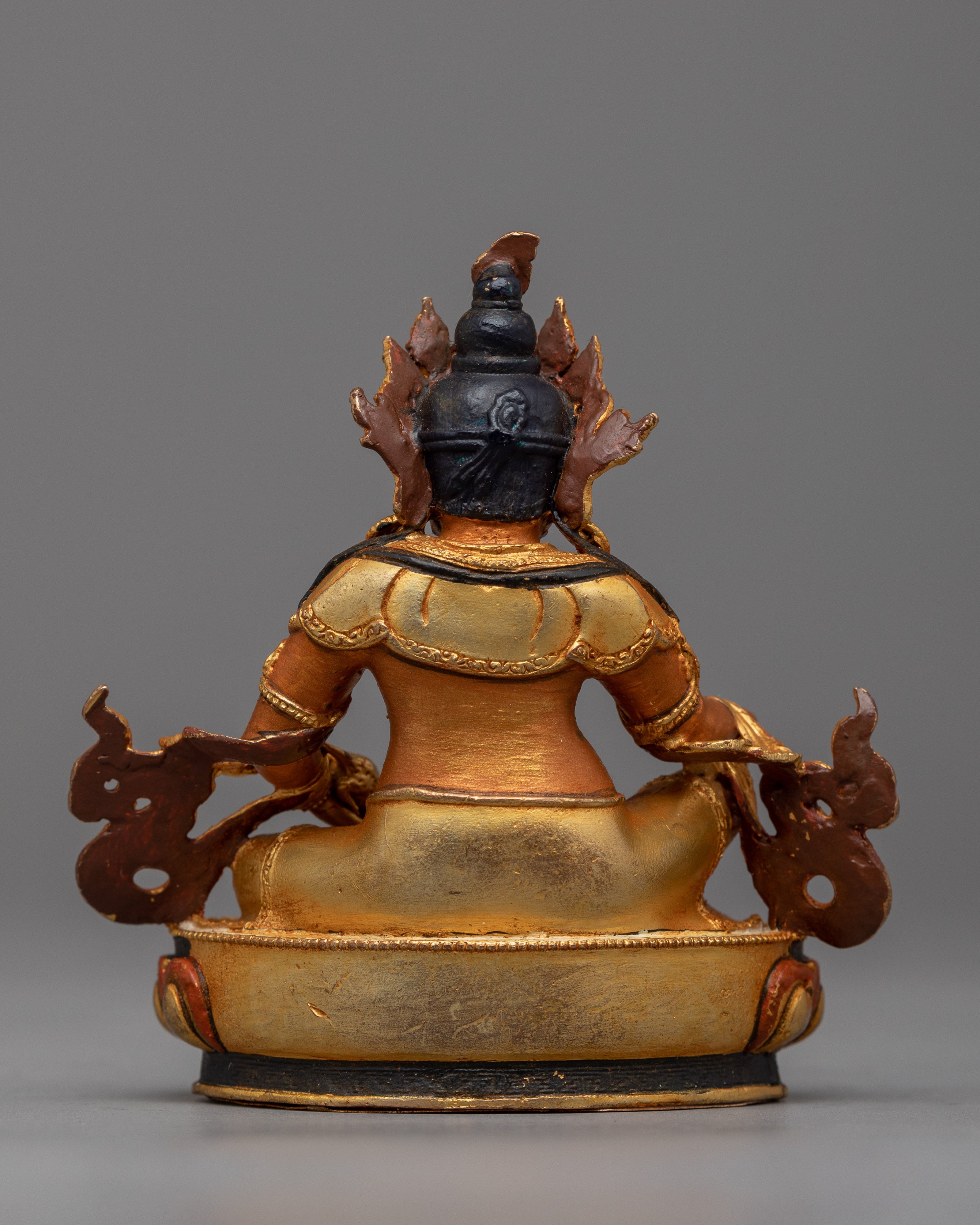 Buddhist Mini Dzambhala Statue | A Resplendent Icon of Prosperity and Protection