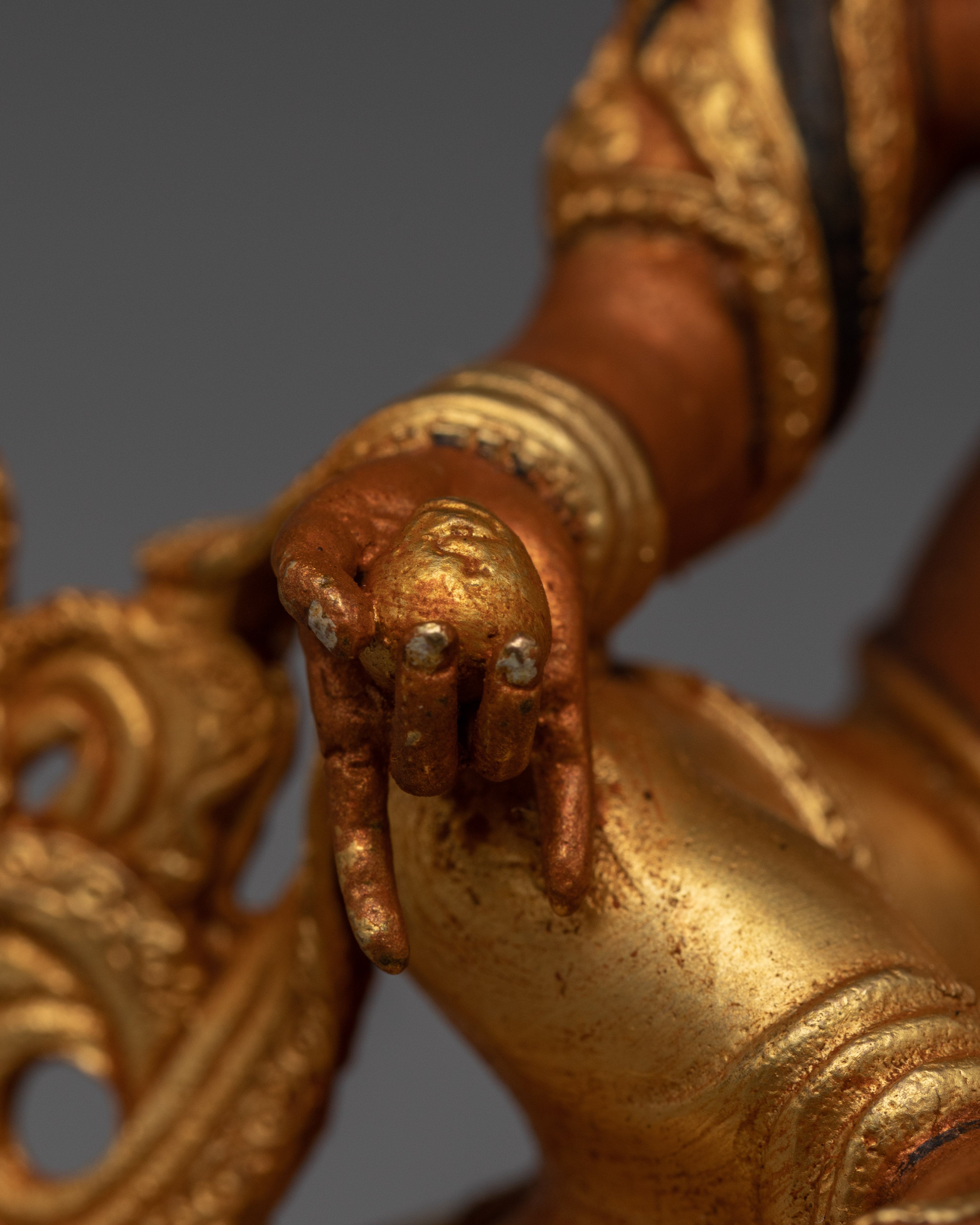 Buddhist Mini Dzambhala Statue | A Resplendent Icon of Prosperity and Protection