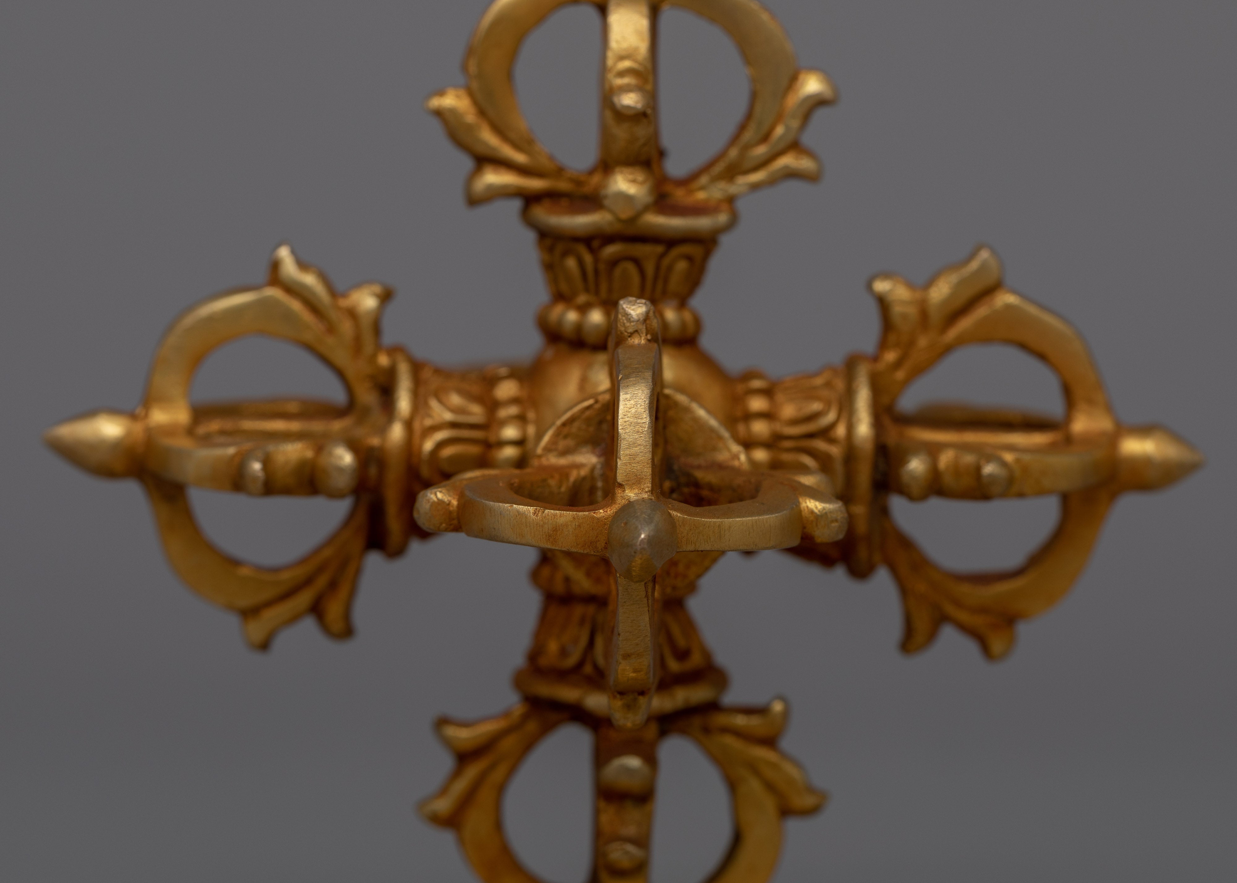 Exquisite Handcrafted Bishwo Vajra | Copper Vajra for Spiritual Enlightenment