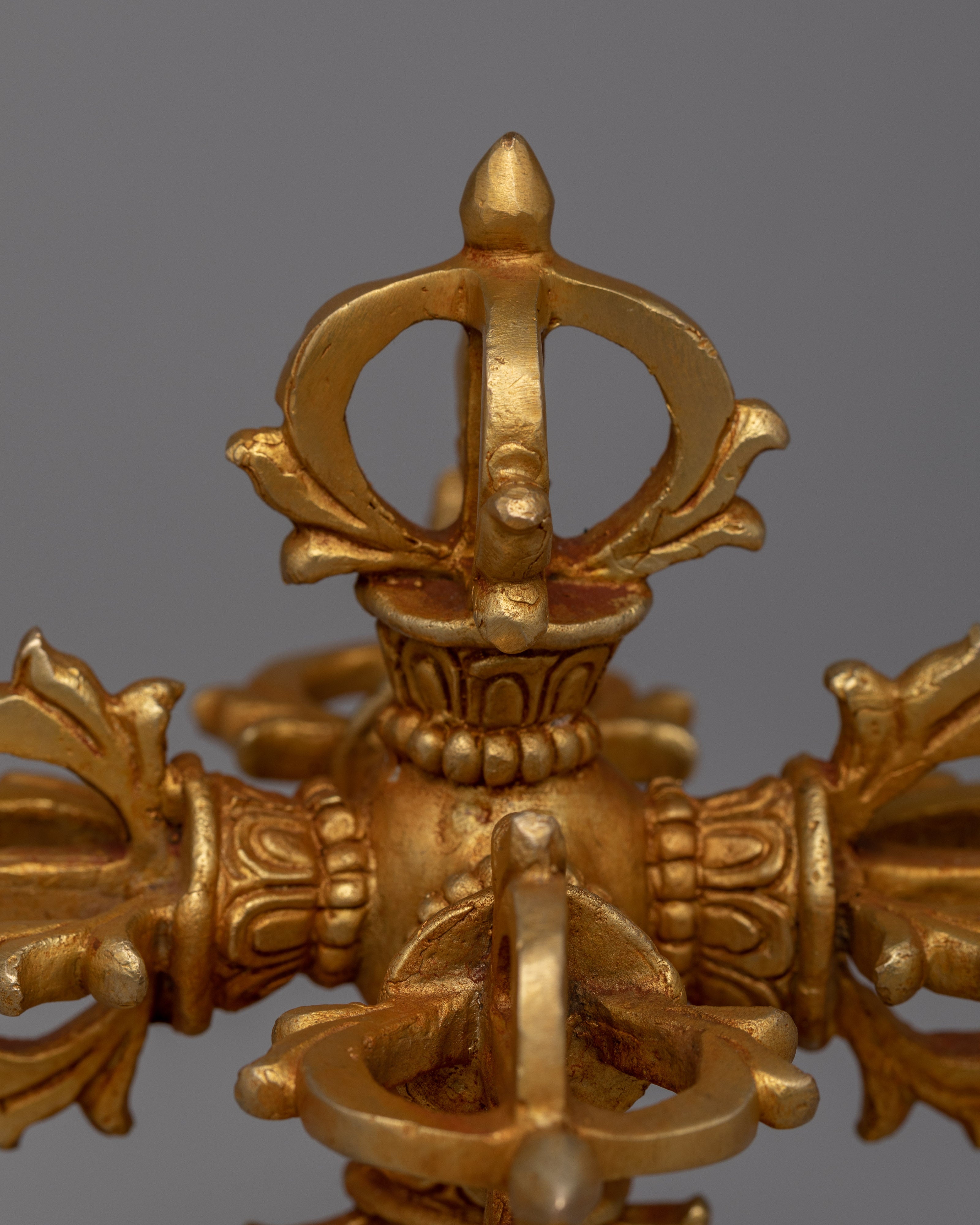 Exquisite Handcrafted Bishwo Vajra | Copper Vajra for Spiritual Enlightenment