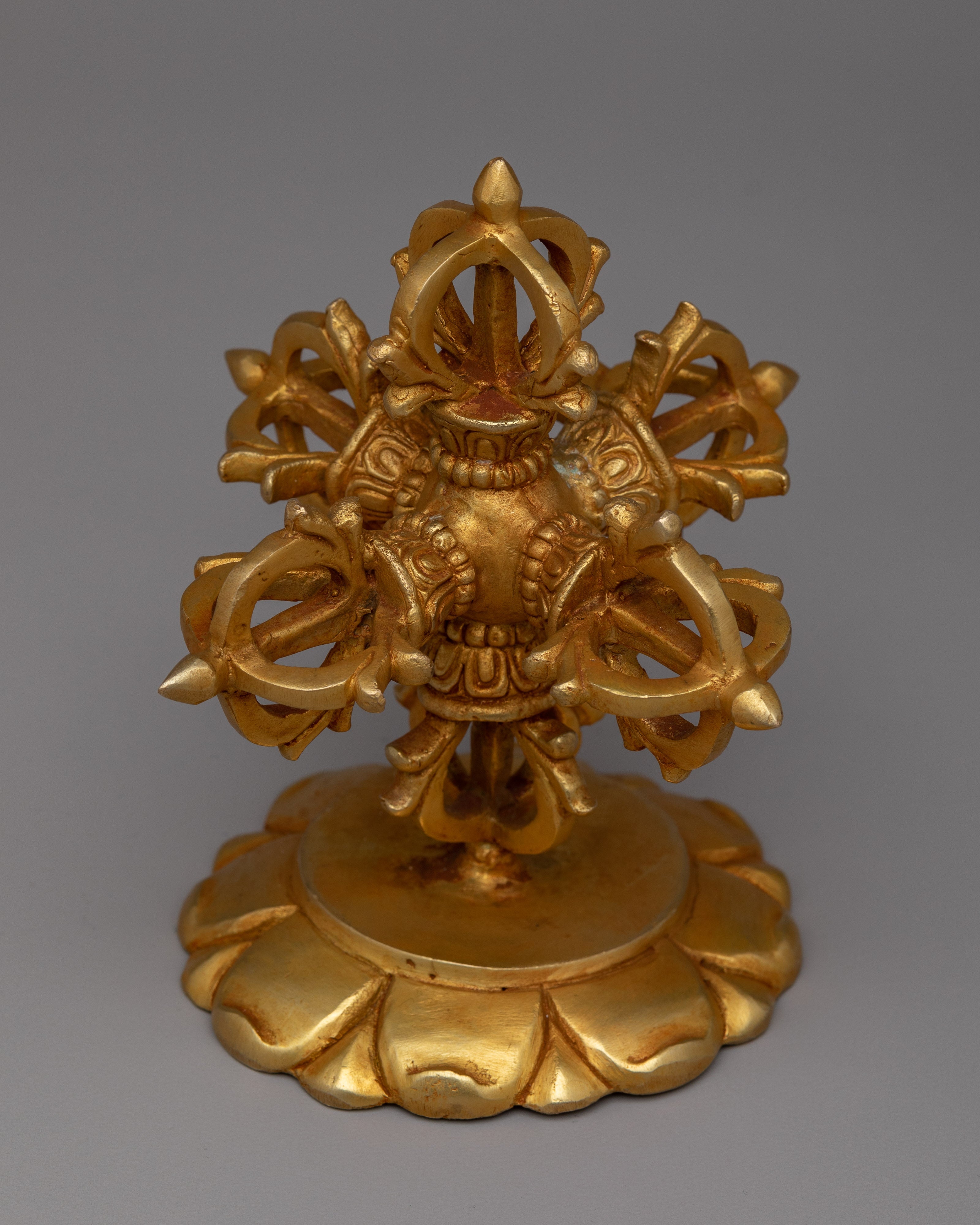 Exquisite Handcrafted Bishwo Vajra | Copper Vajra for Spiritual Enlightenment