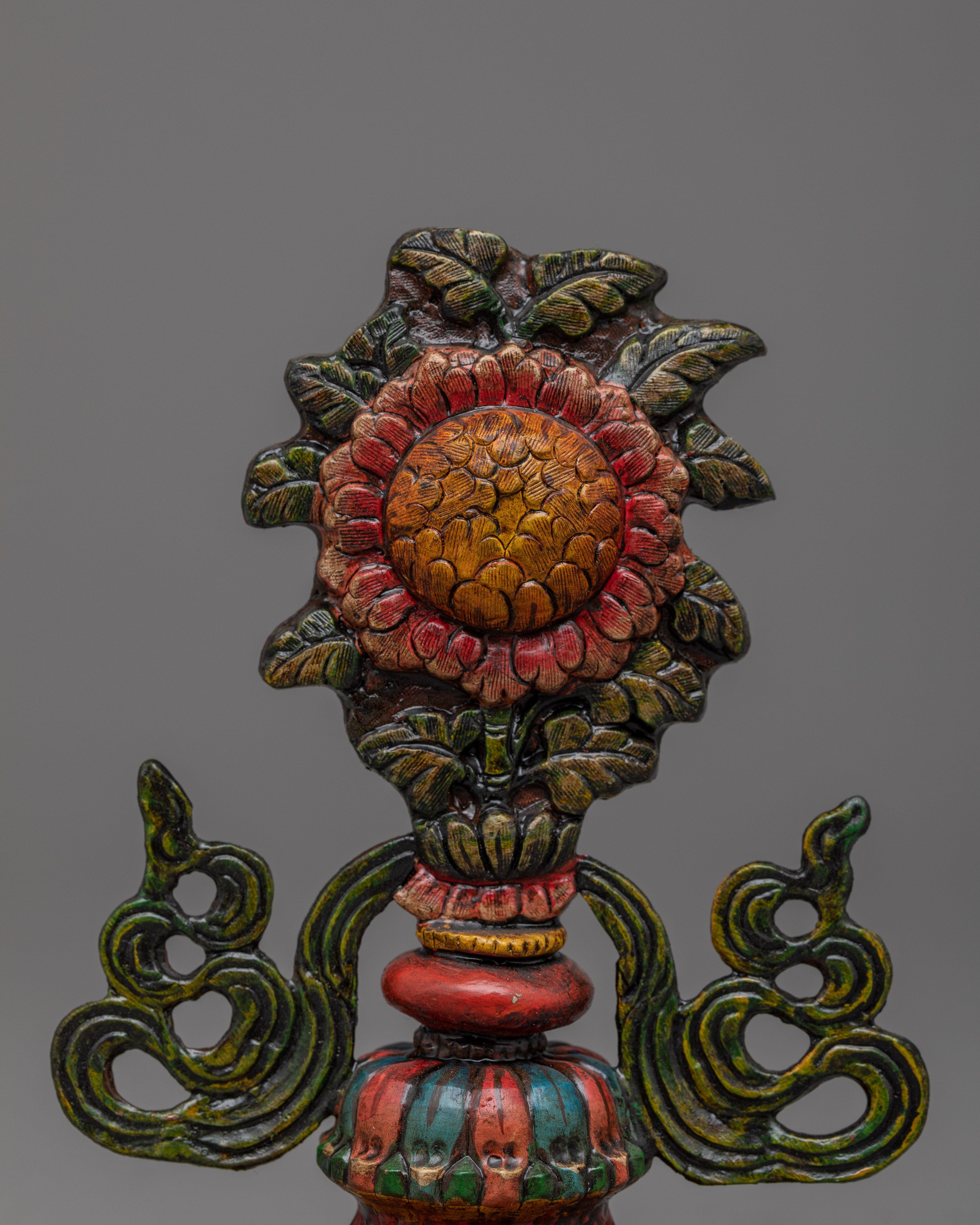 Handcrafted 8 Auspicious Symbols with Acrylic Painting | Enhance Luck and Prosperity