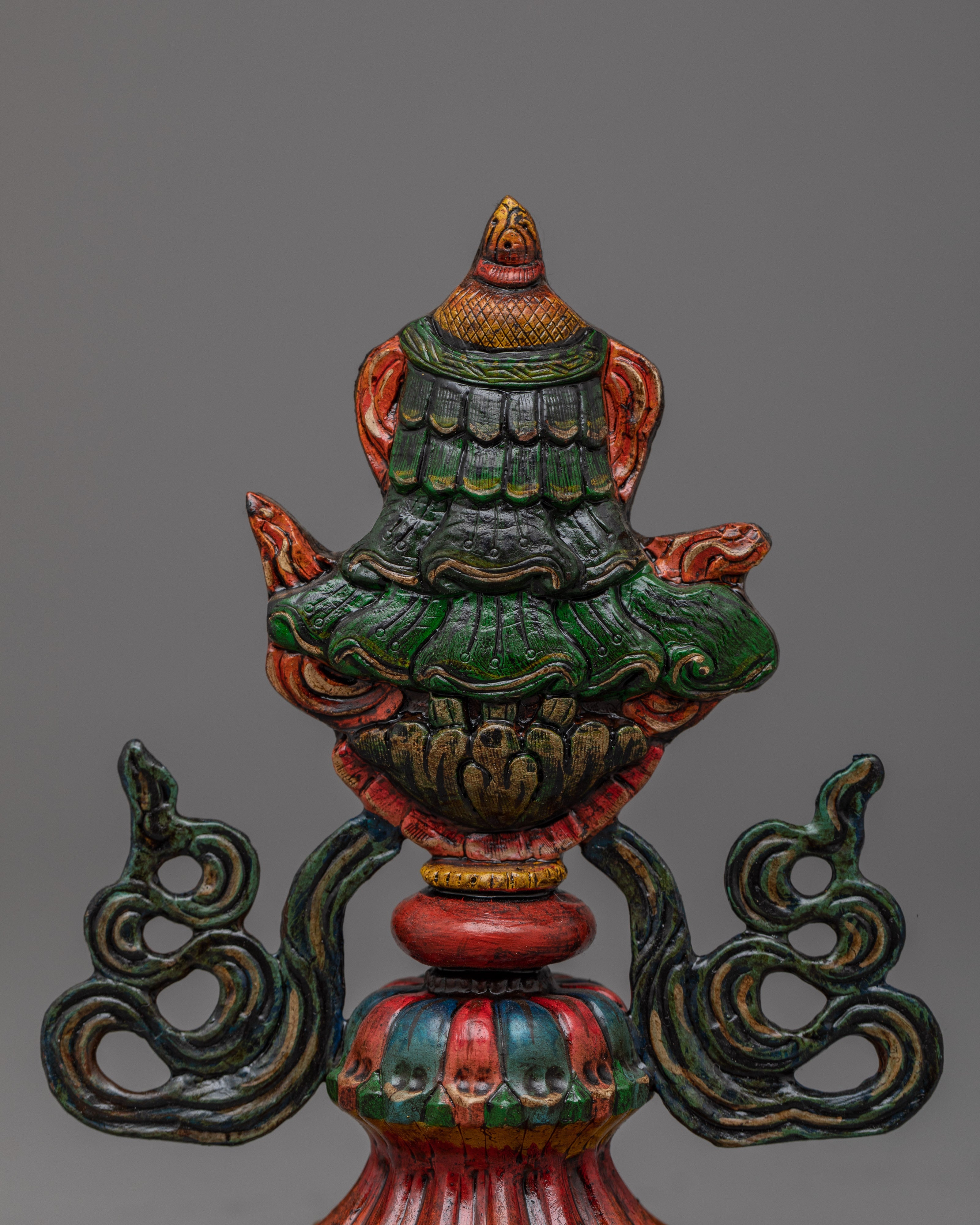 Handcrafted 8 Auspicious Symbols with Acrylic Painting | Enhance Luck and Prosperity