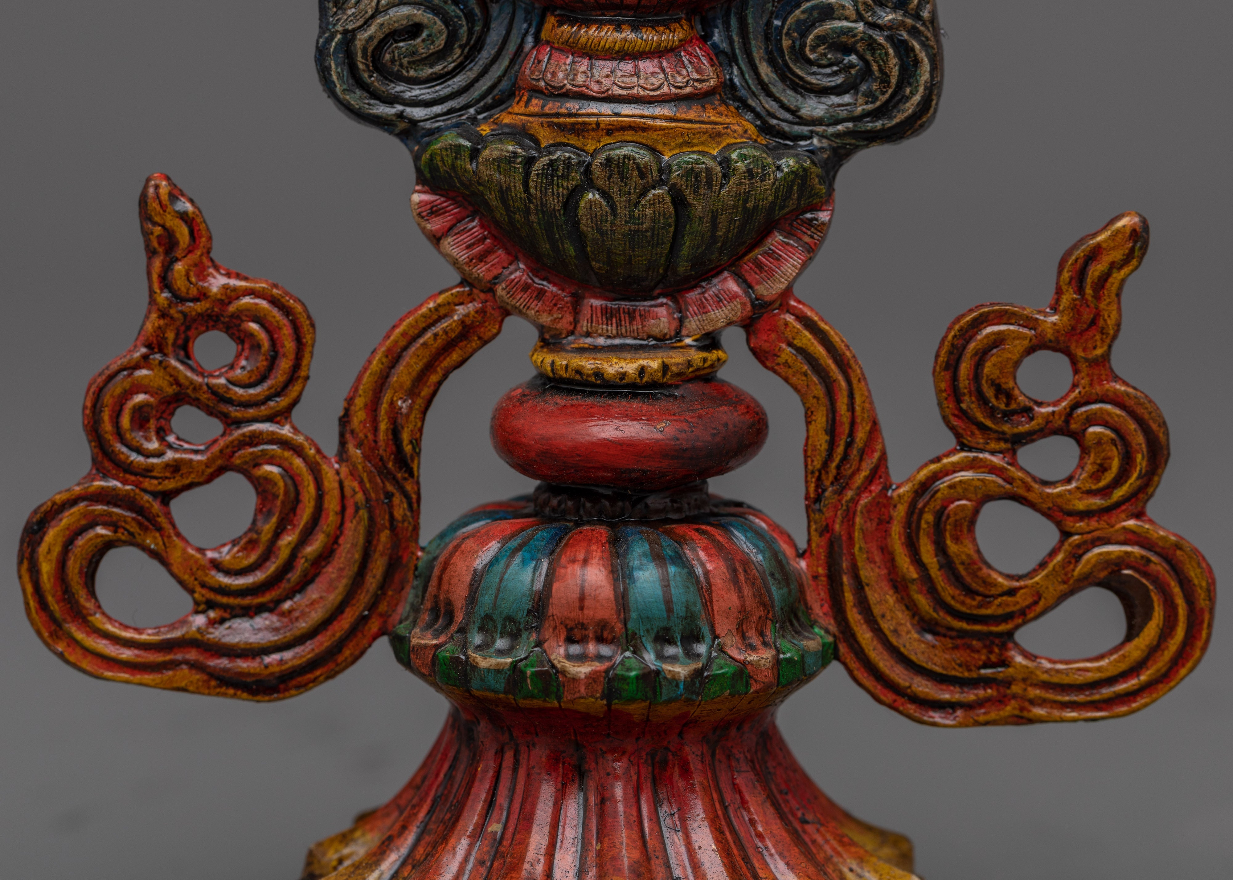 Handcrafted 8 Auspicious Symbols with Acrylic Painting | Enhance Luck and Prosperity