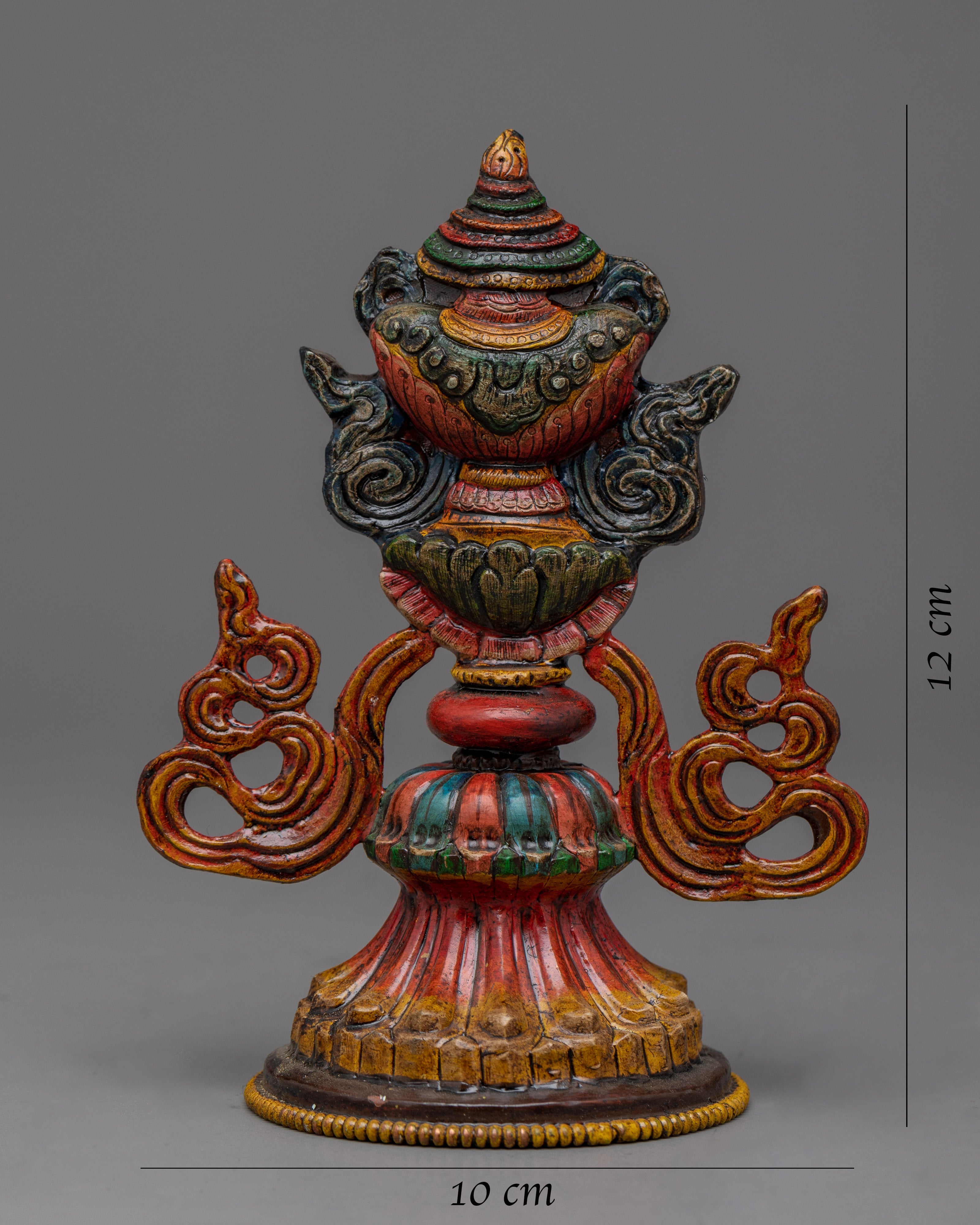 Handcrafted 8 Auspicious Symbols with Acrylic Painting | Enhance Luck and Prosperity