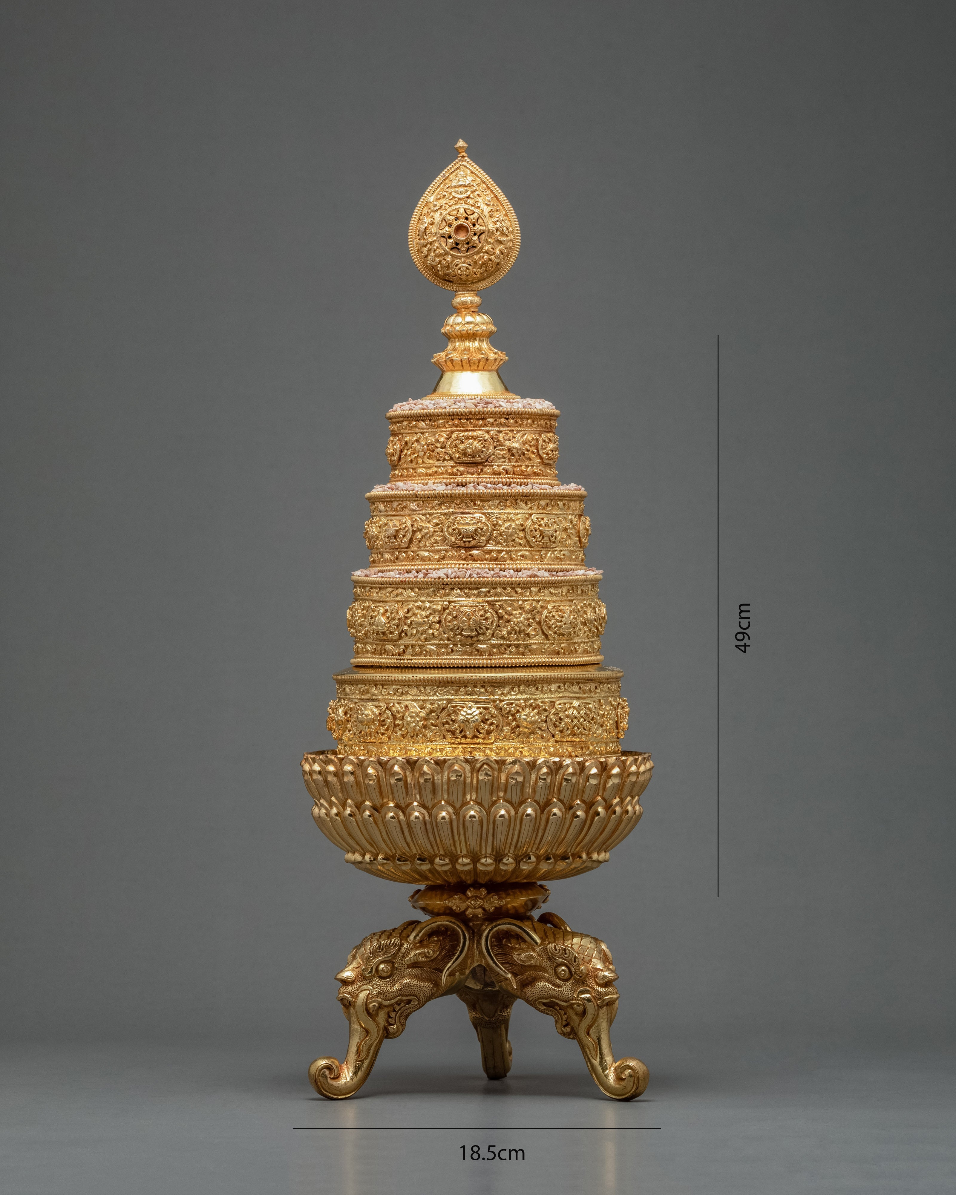 Altar Offering Mandala Set | Traditional Buddhist Offerings | Nepali Mandala Set