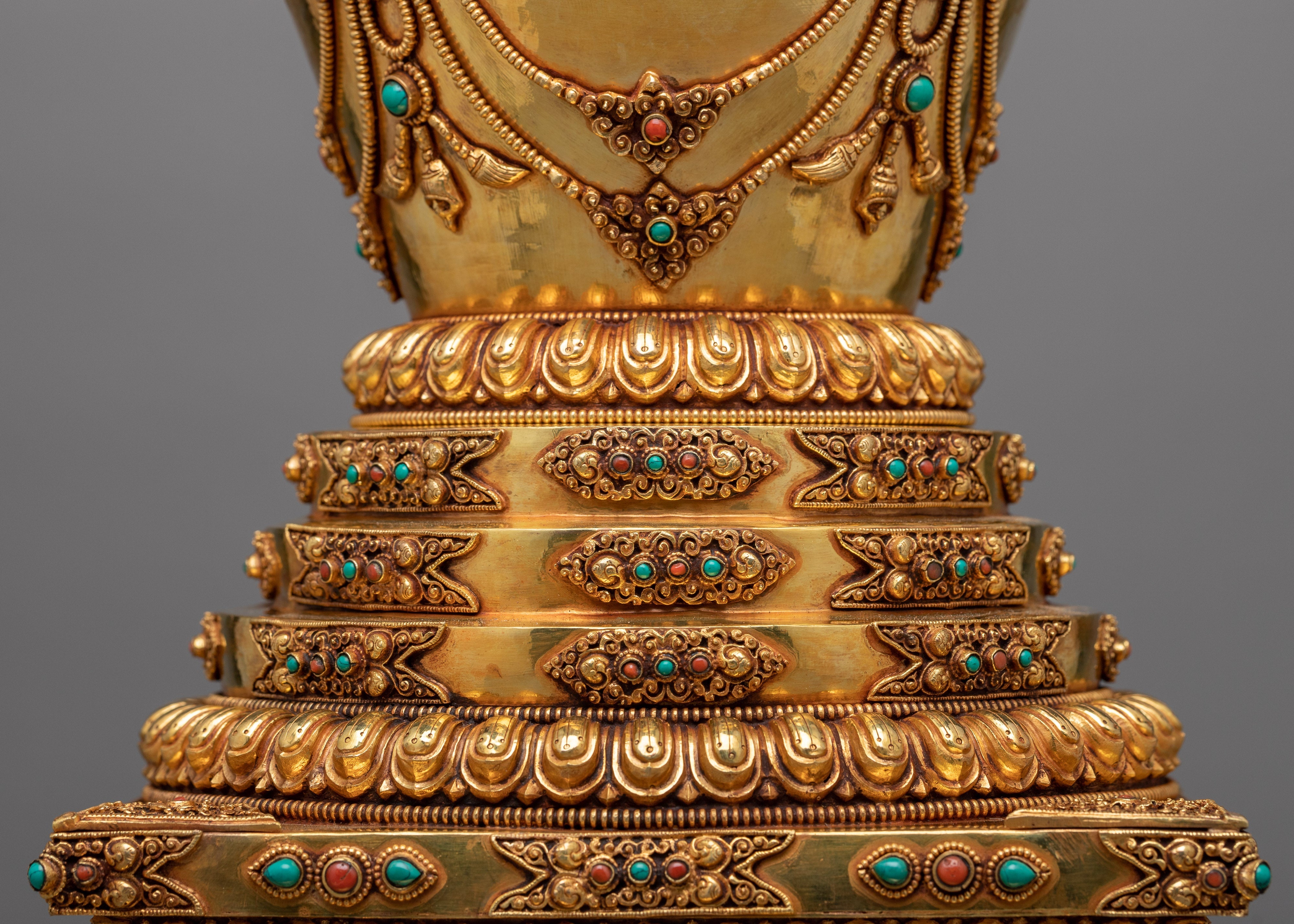 Handcrafted Tibetan Stupa | Embrace Sacred Tradition