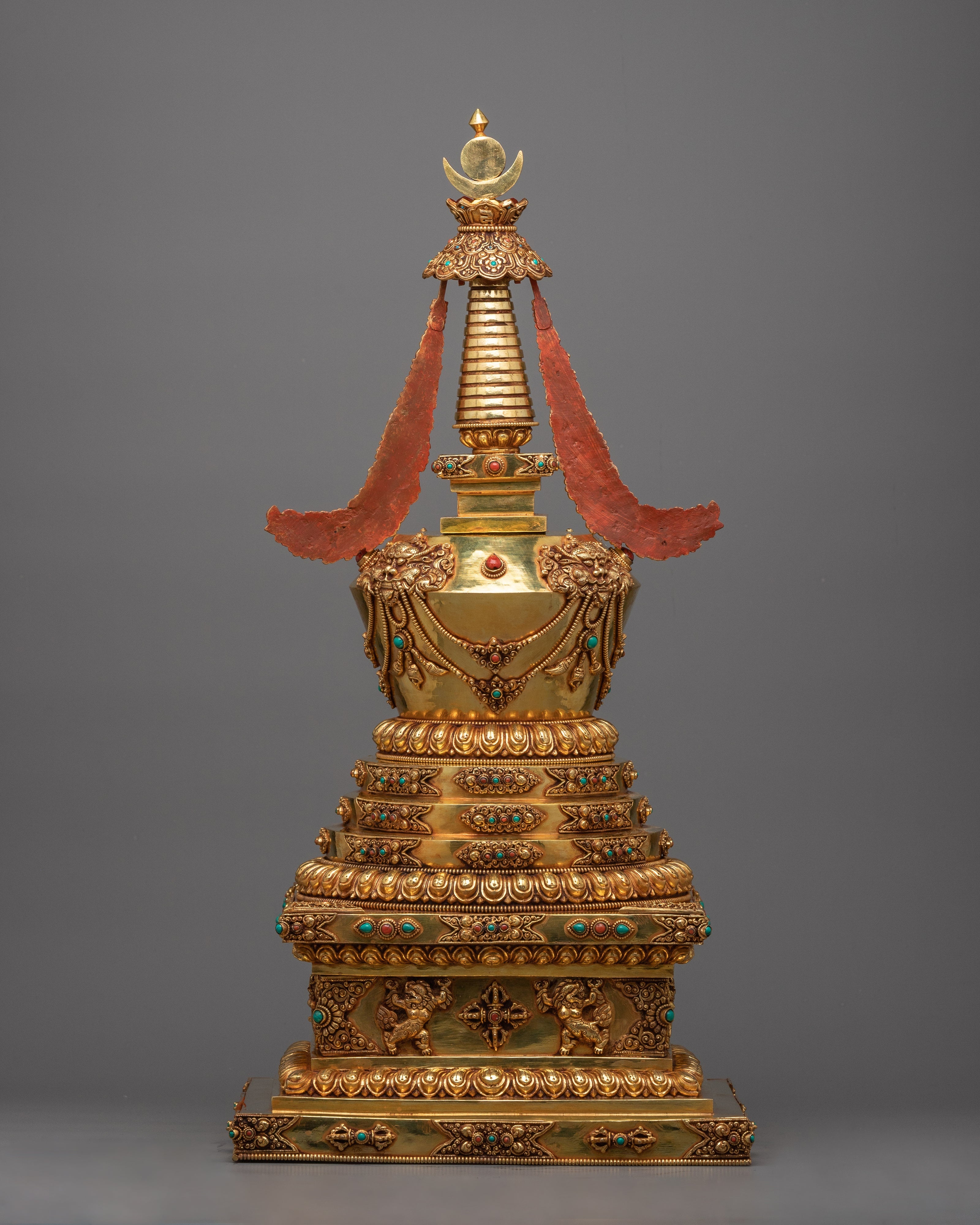 Handcrafted Tibetan Stupa | Embrace Sacred Tradition