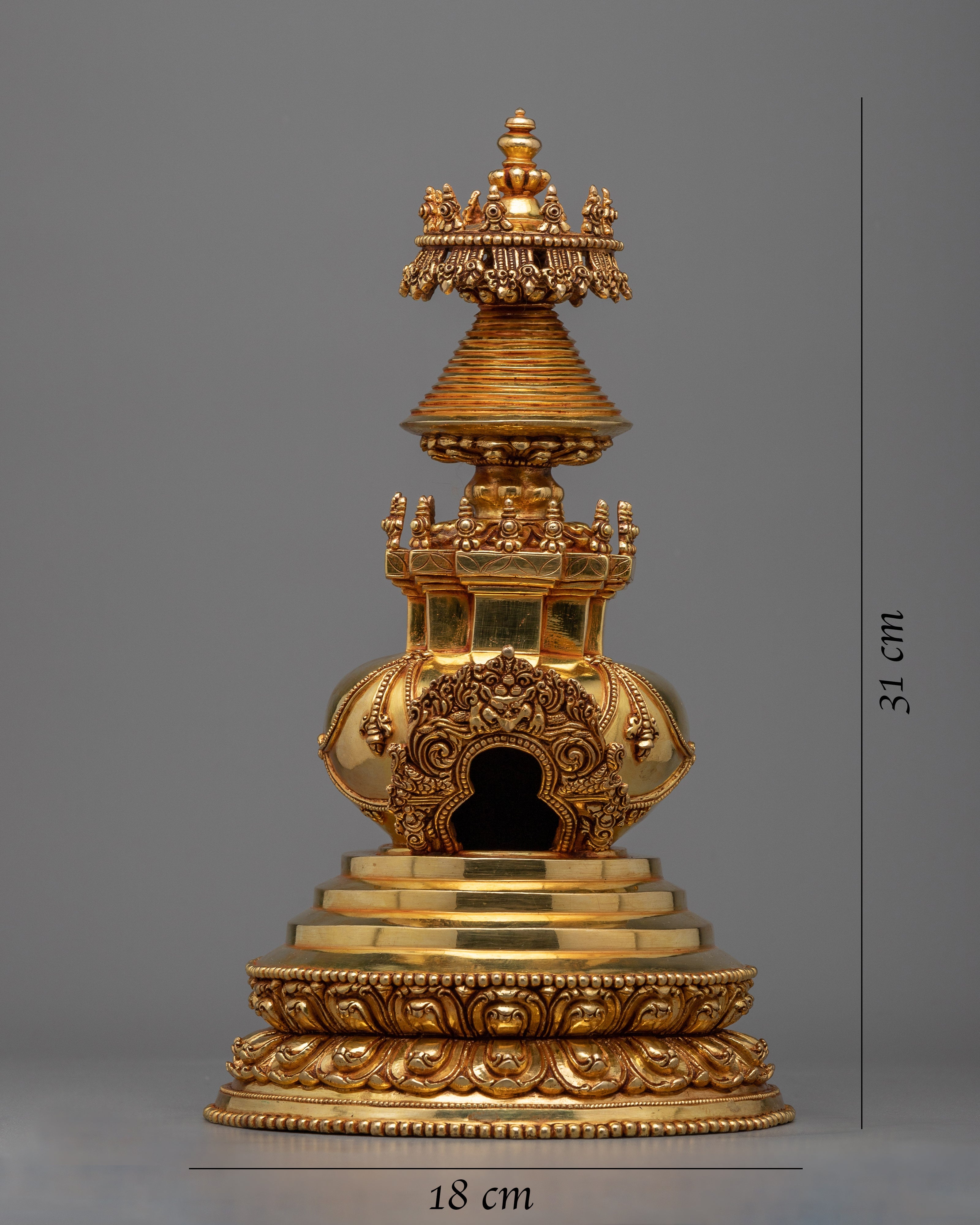 Buddhist Stupa Statue | Sacred Symbol of Enlightenment