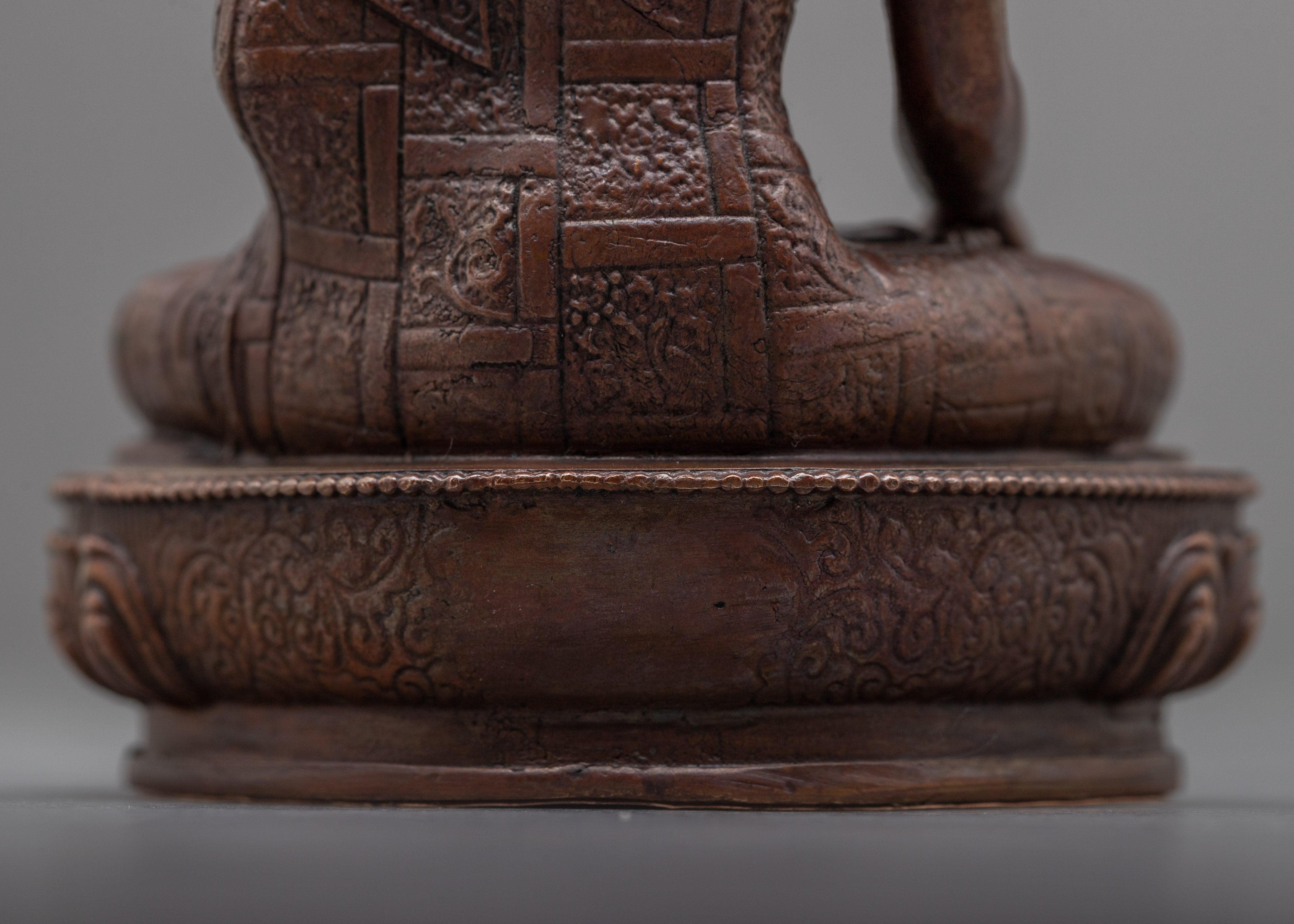 Copper Meditation Shakyamuni Buddha Statue | Peaceful and Tranquil Home Decor Accent