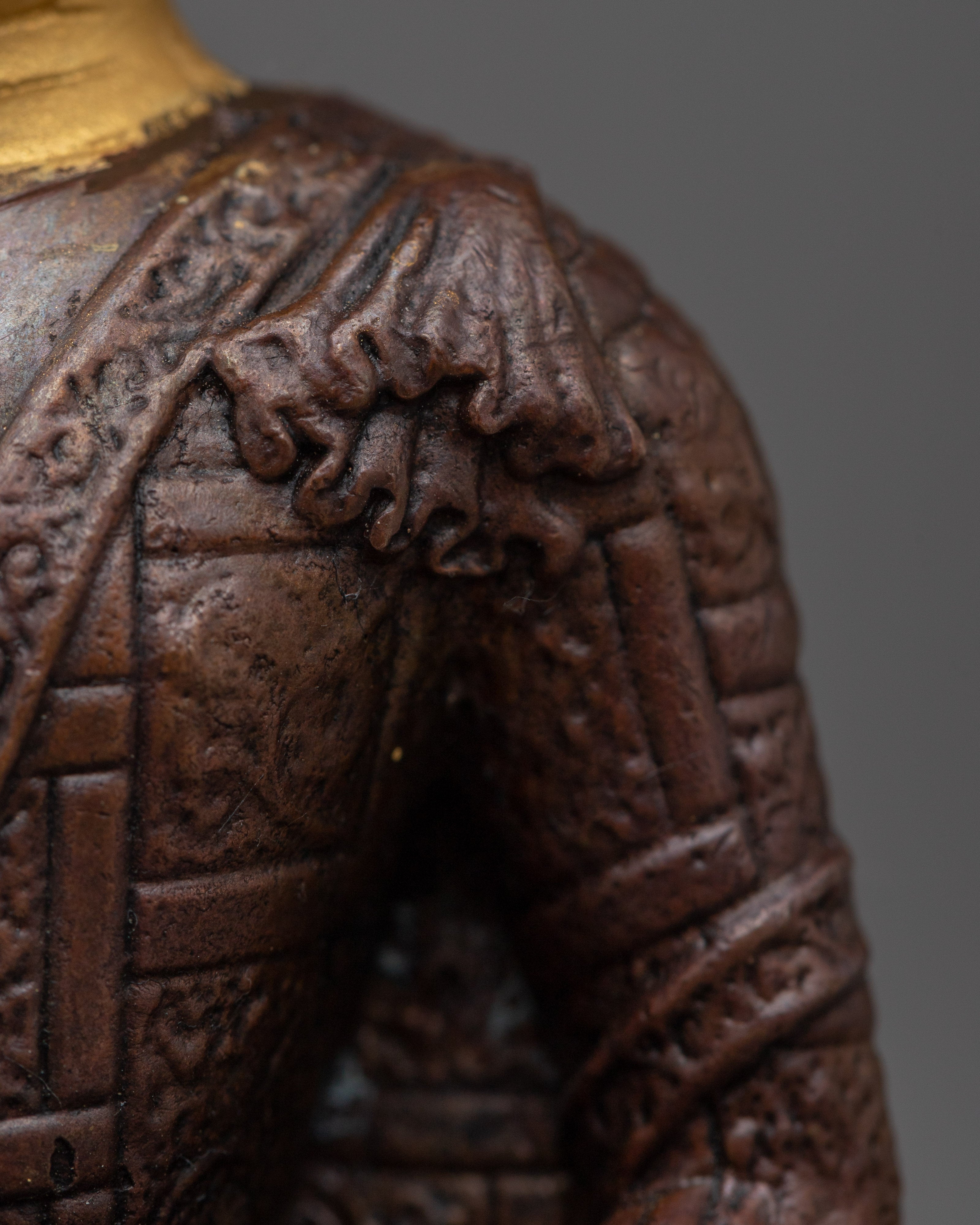 Copper Meditation Shakyamuni Buddha Statue | Peaceful and Tranquil Home Decor Accent