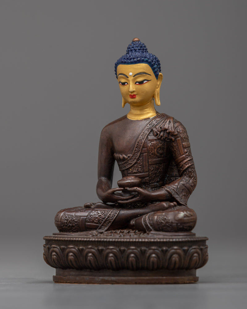 Small Amitabha Buddha Statue | Compact Tranquility Statuette