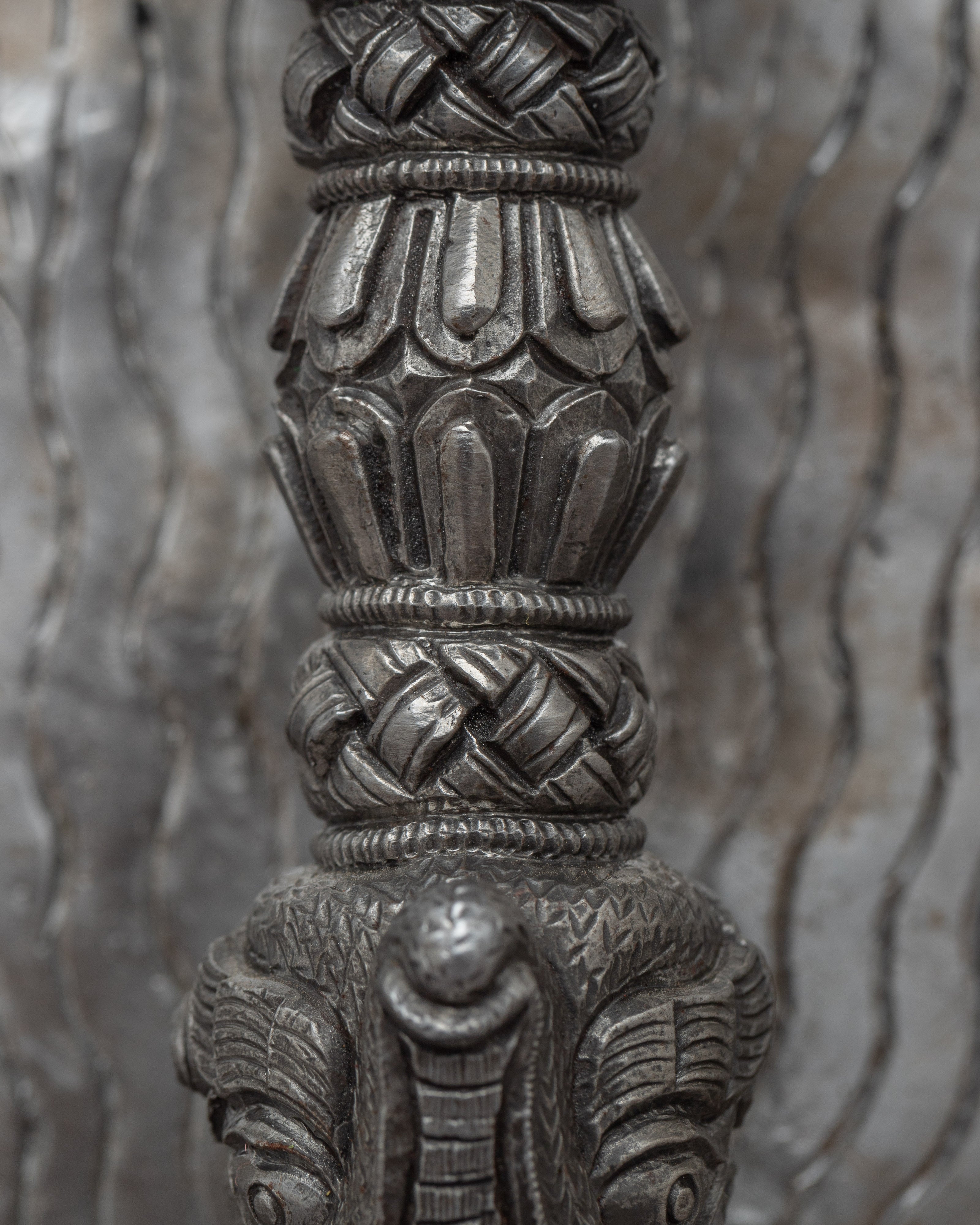 Iron Phurba Ritual Dagger | Symbol of Wrathful Deities and Protection