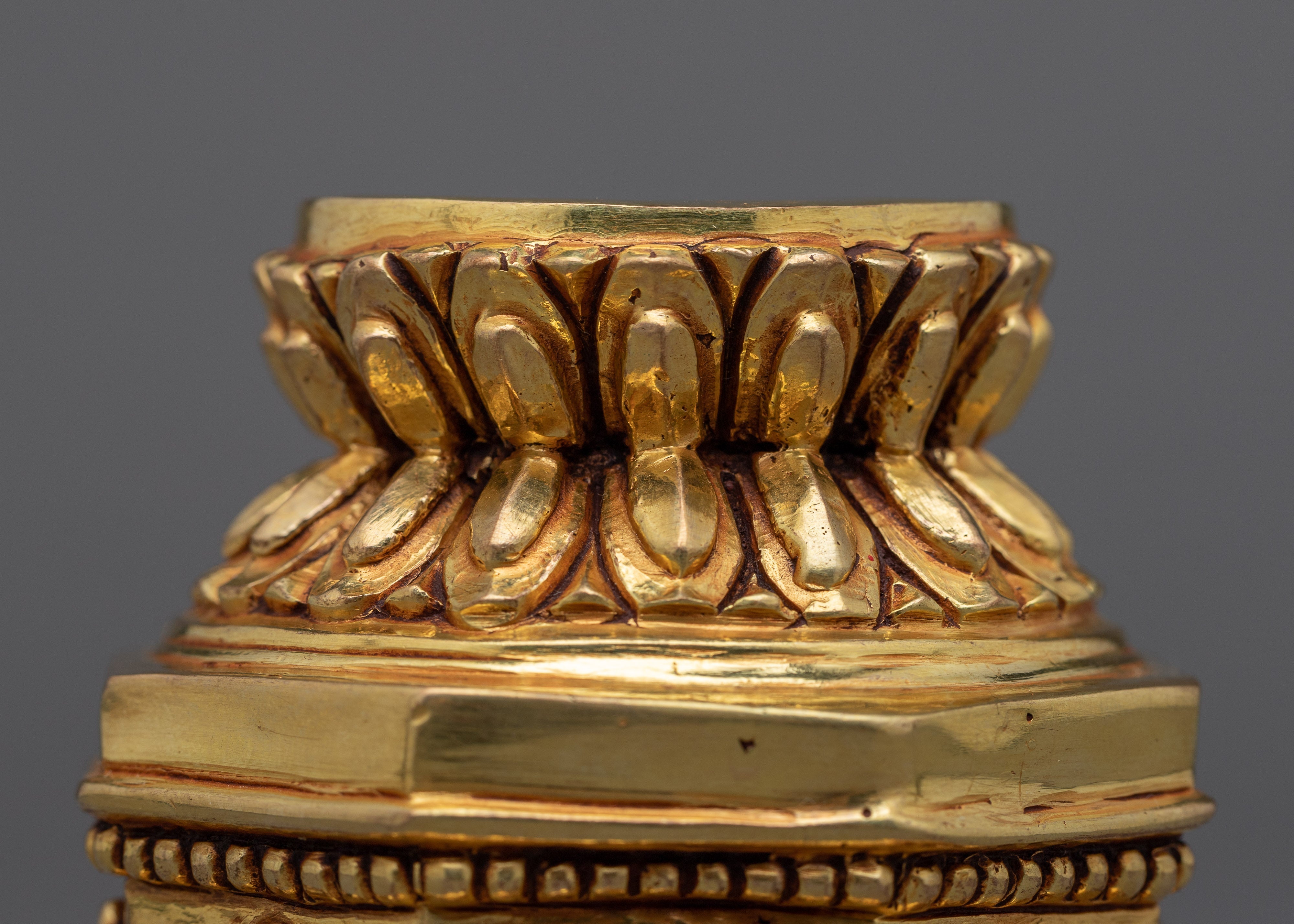 Tibetan Stupa Statue | Traditional Buddhist Stupa for Meditation & Spiritual Decor