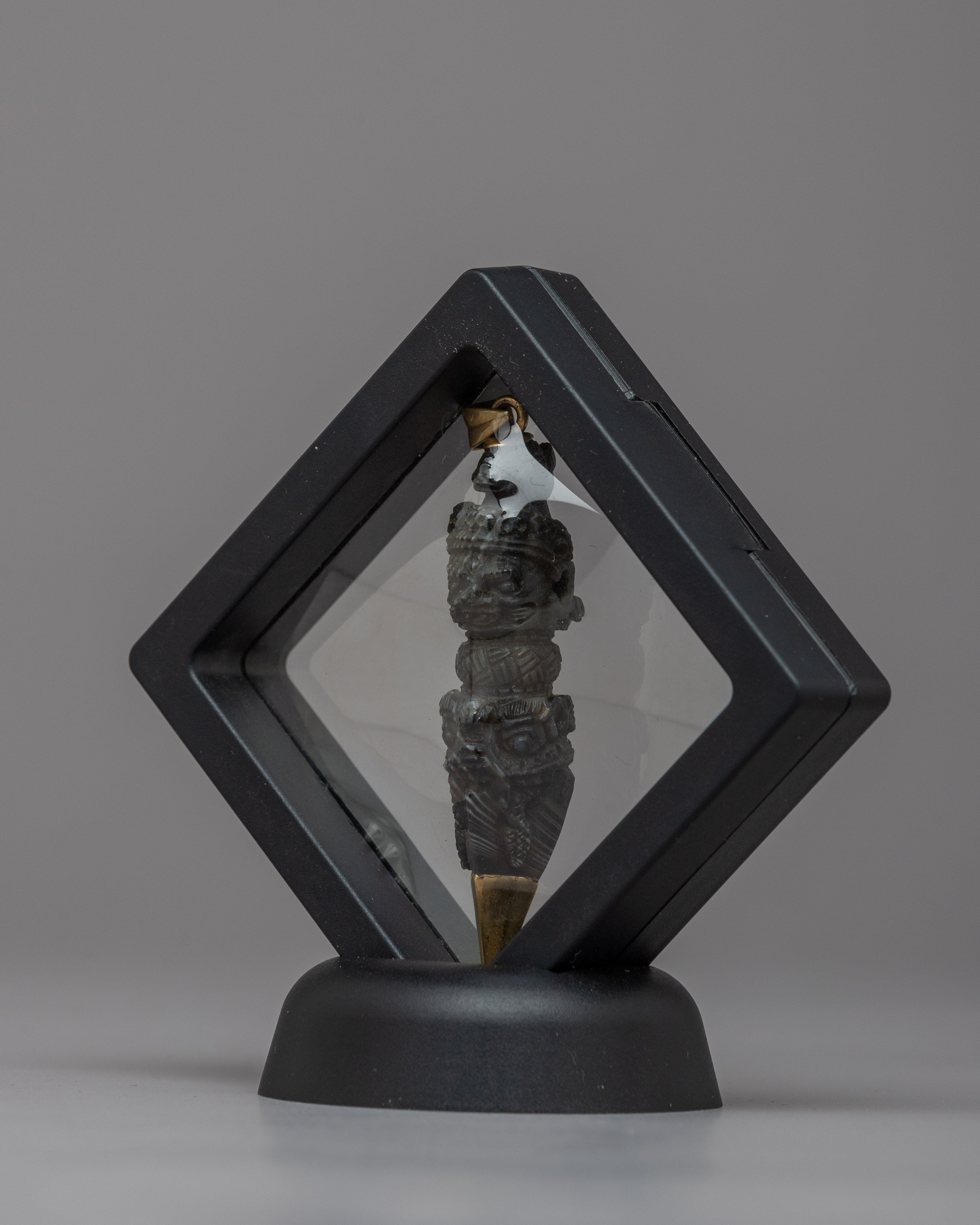 Handmade Phurba with Frame | Unique and Exquisite Ritual Tool