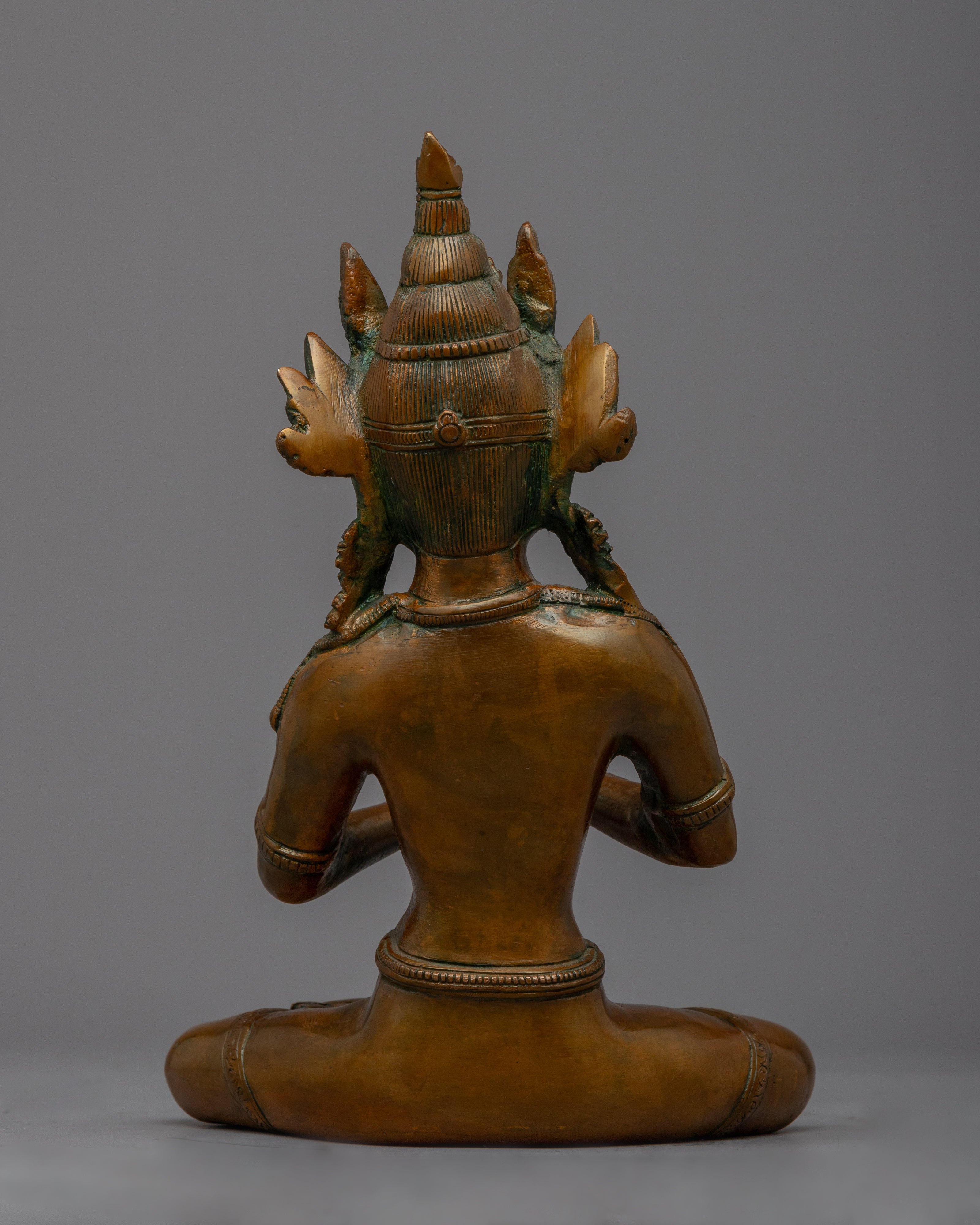 Maitreya Future Buddha Statue | Hand-Carved Buddhist Deity Sculpture