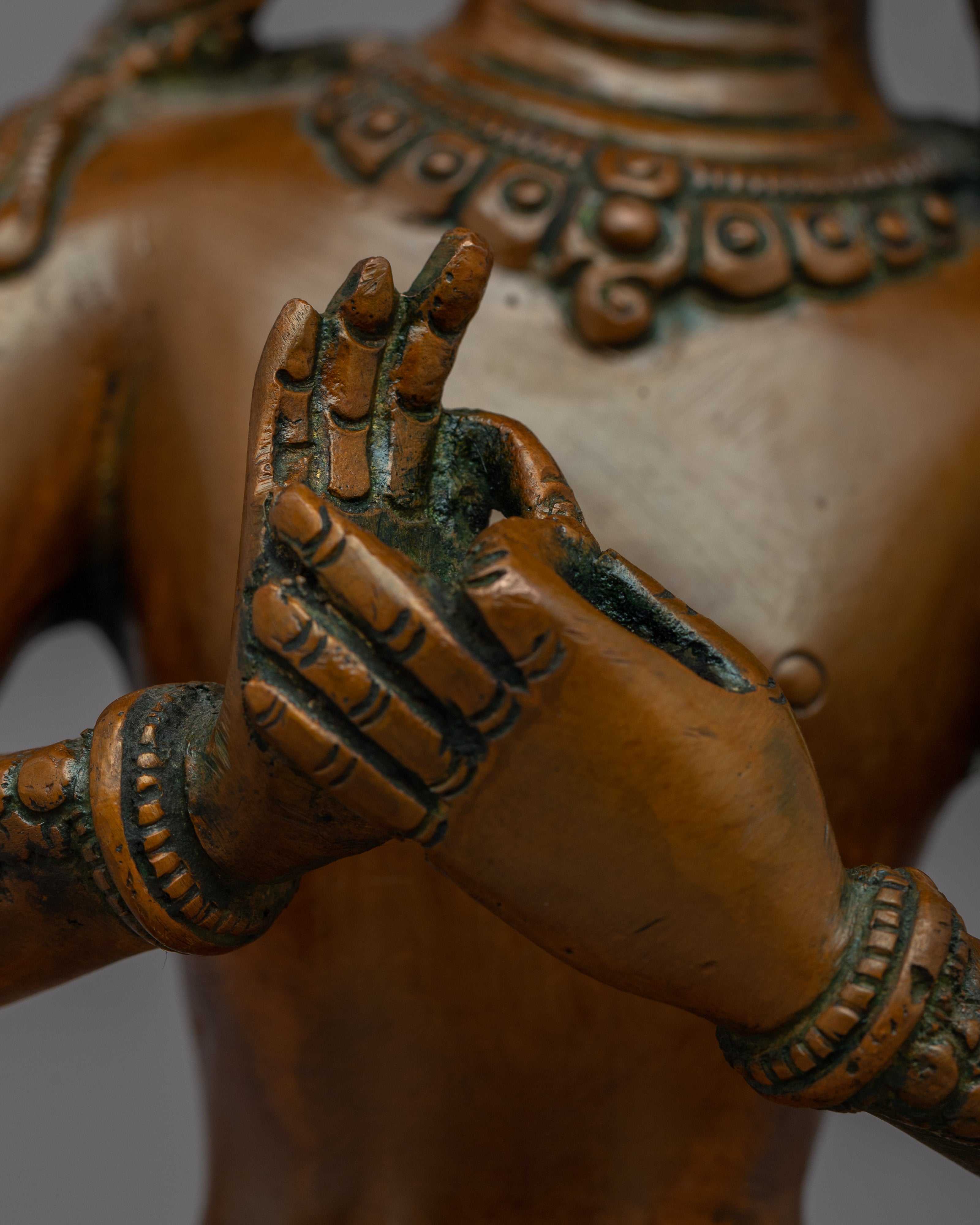 Maitreya Future Buddha Statue | Hand-Carved Buddhist Deity Sculpture