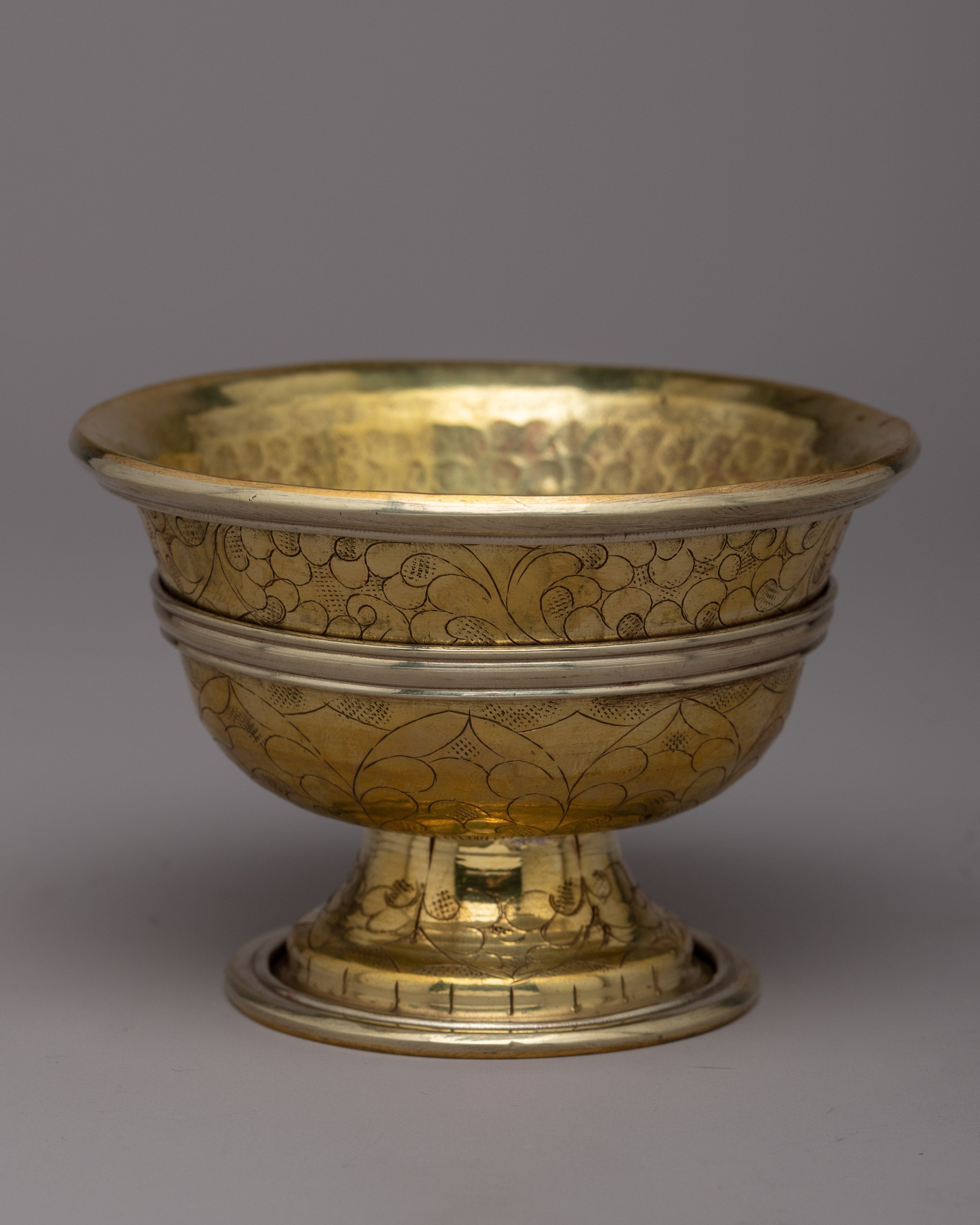 Sacred Copper Offering Bowl: Gilded in 24k Gold | A Reverent Gesture