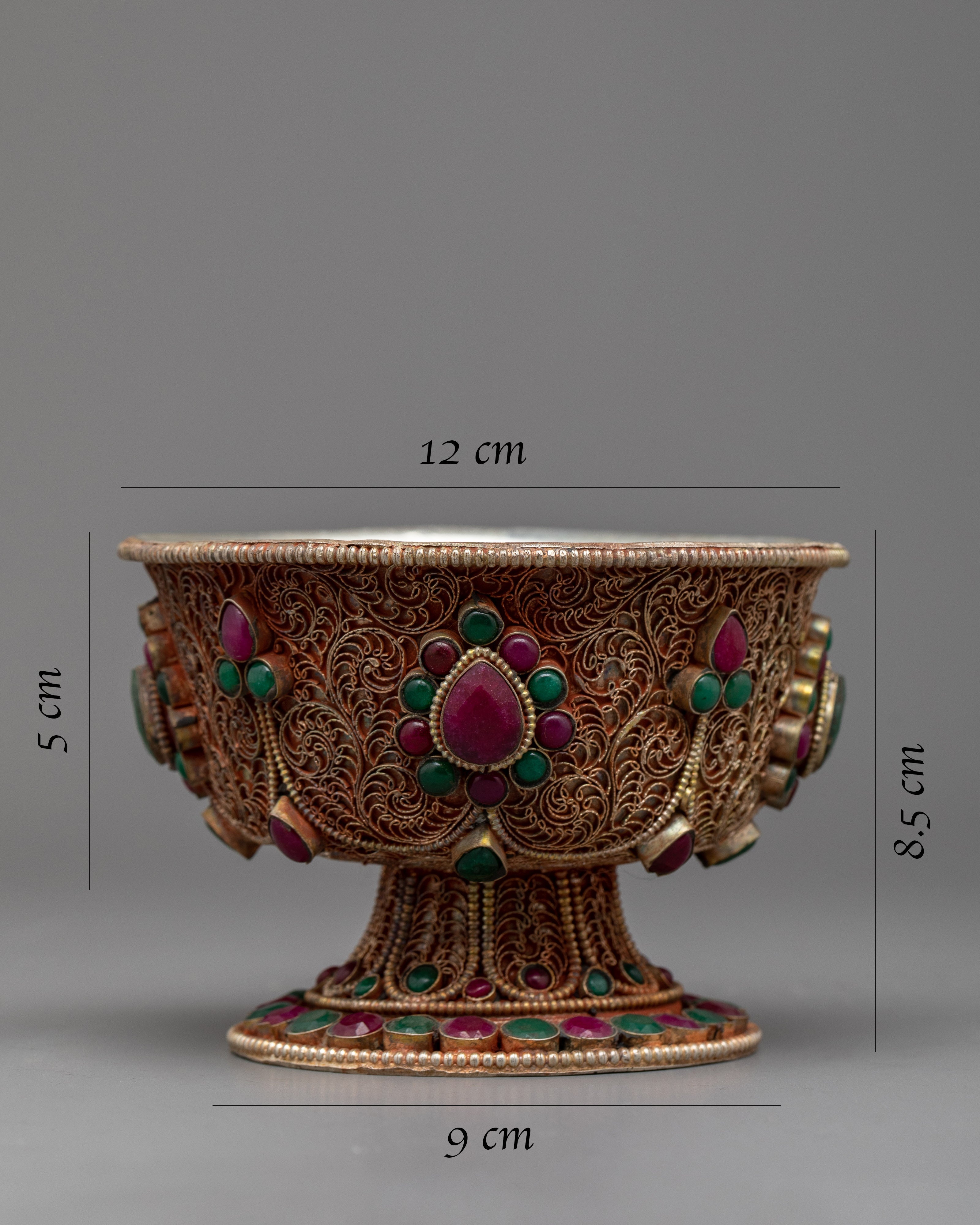 Copper Decorative Bowl with Intricate Design | Exquisite Artwork for Your Space