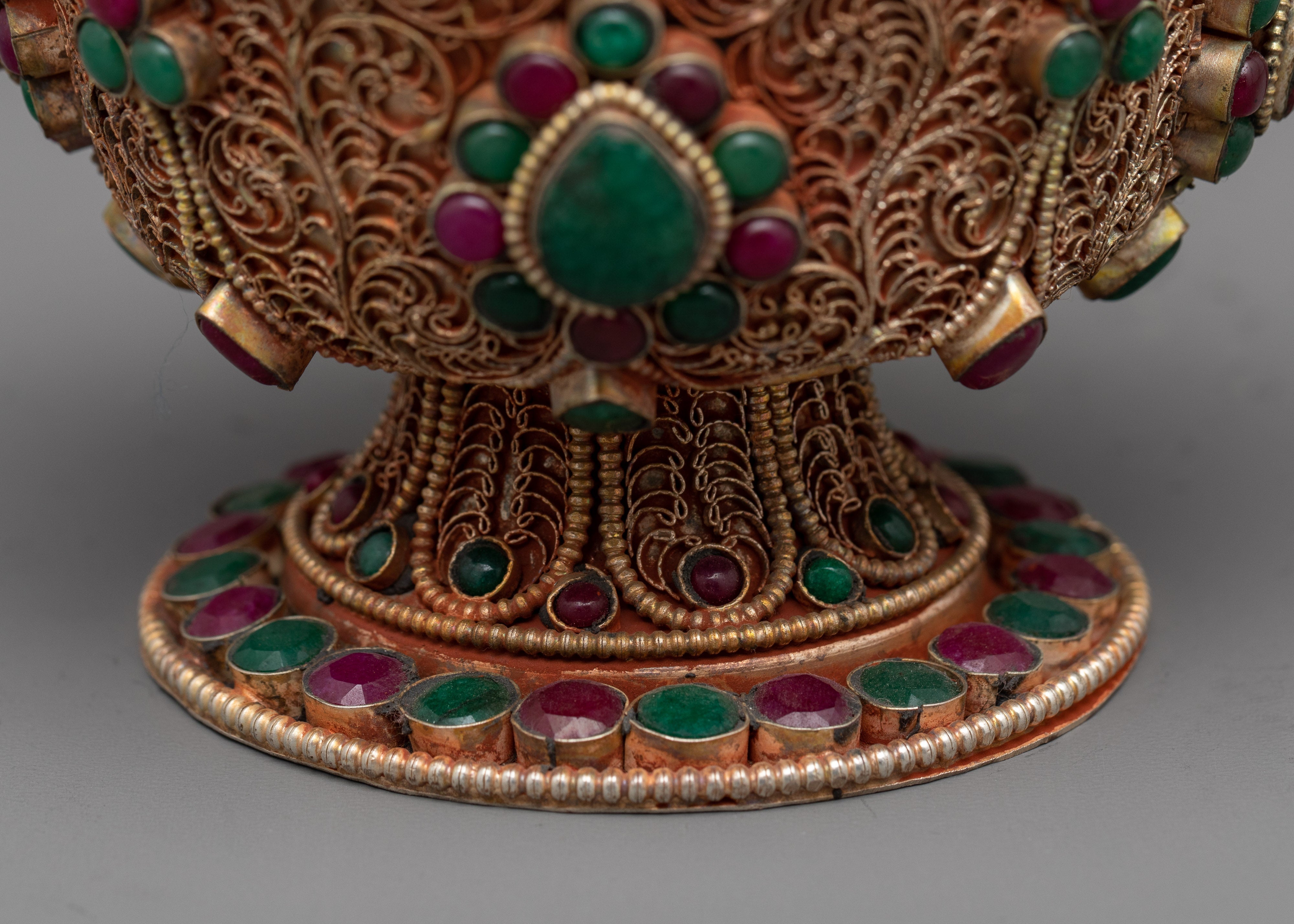 Copper Decorative Bowl with Intricate Design | Exquisite Artwork for Your Space