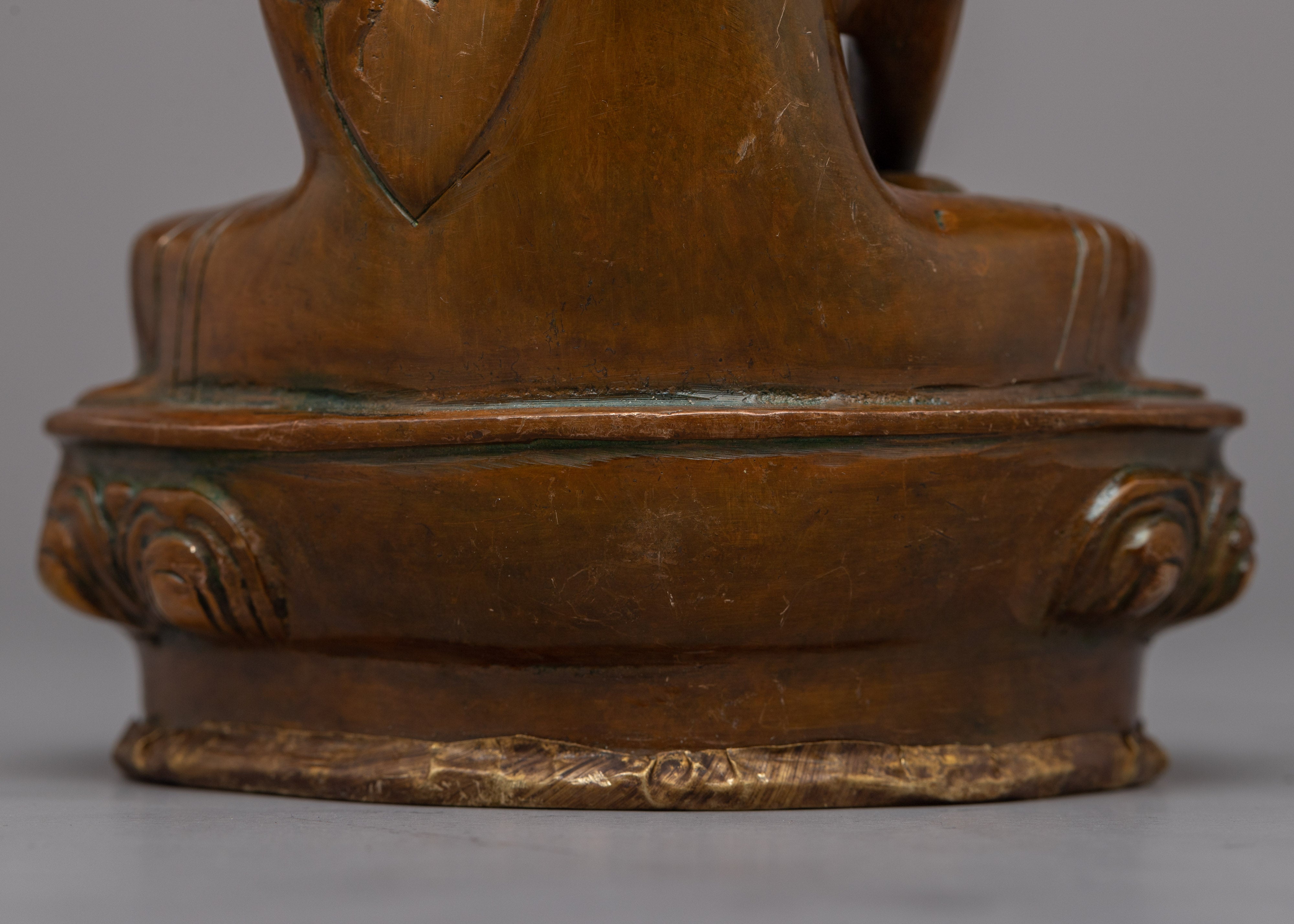 Tibetan Brass Shakyamuni Buddha Statue | Radiating the Energy of Spiritual Awakening