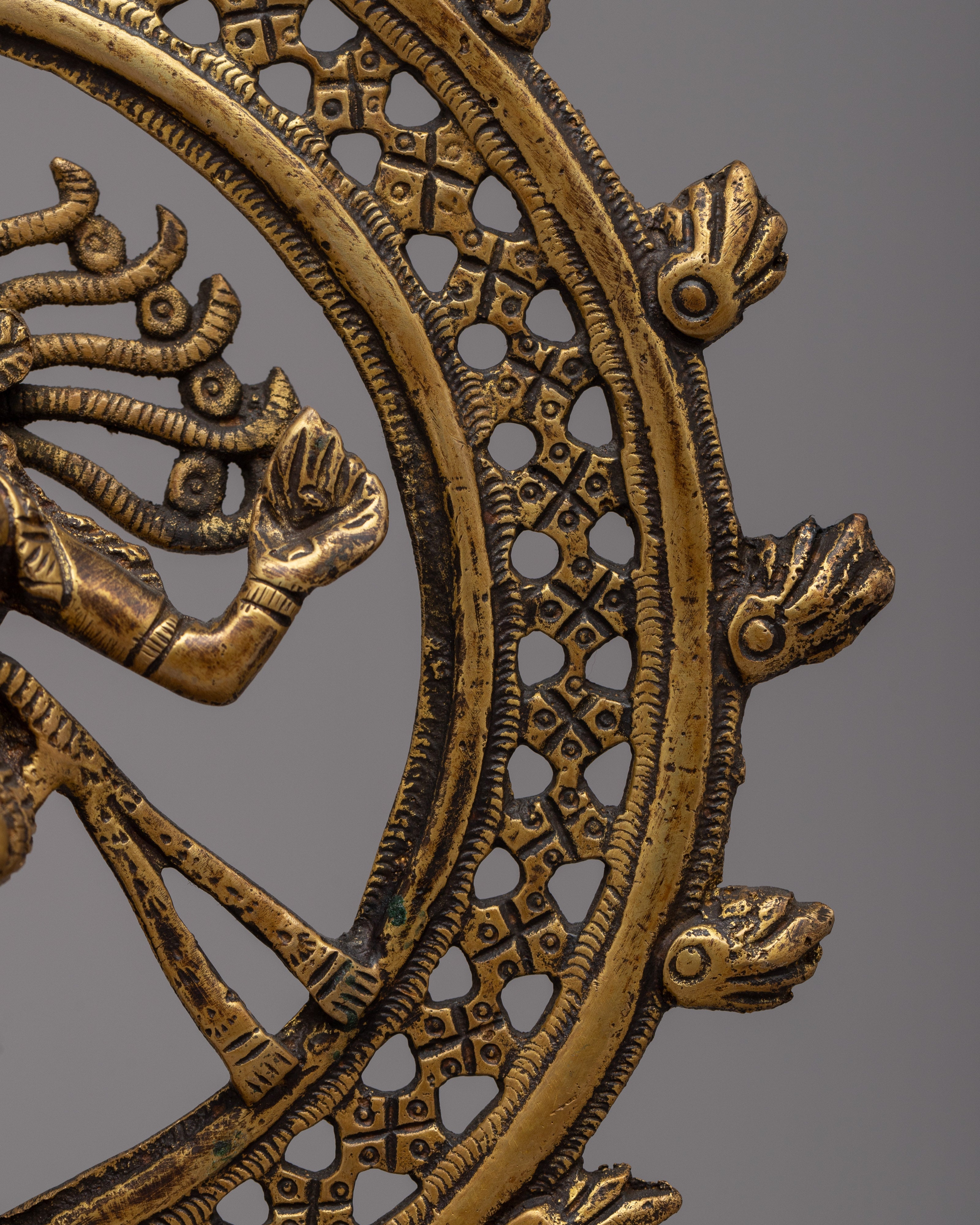 Handcrafted Brass Nataraja Statue | Embodiment of Cosmic Dance