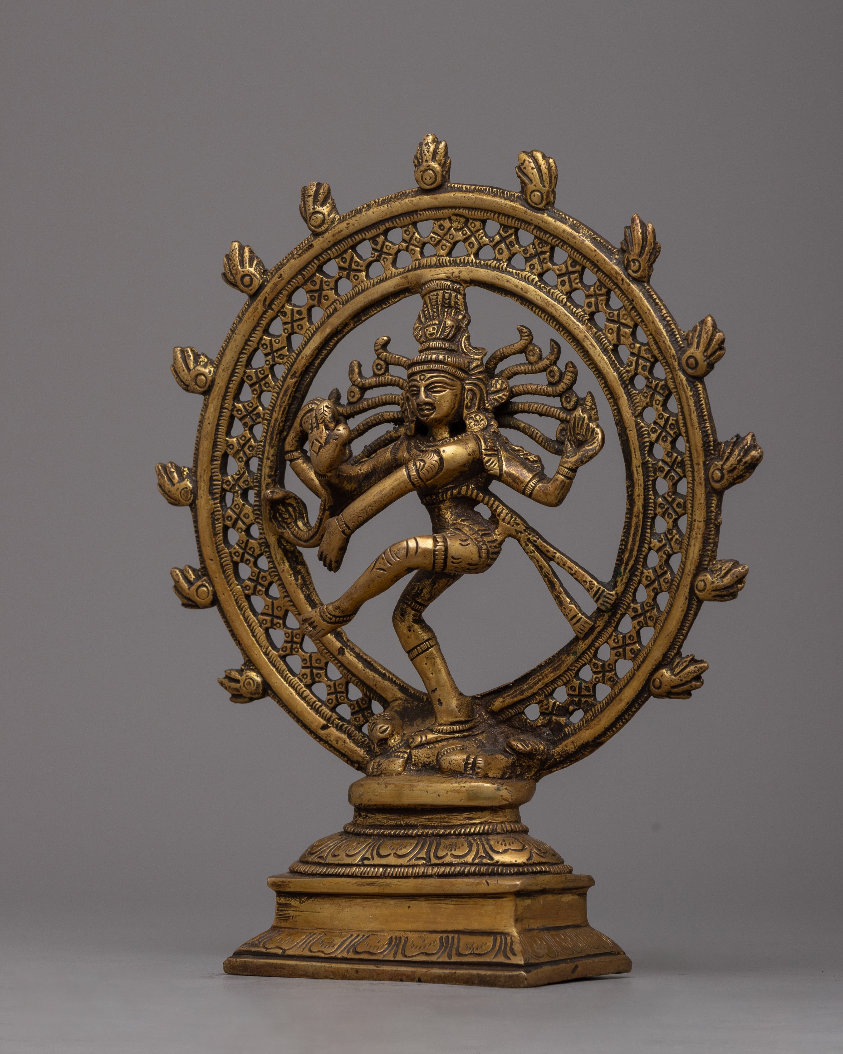 Handcrafted Brass Nataraja Statue | Embodiment of Cosmic Dance