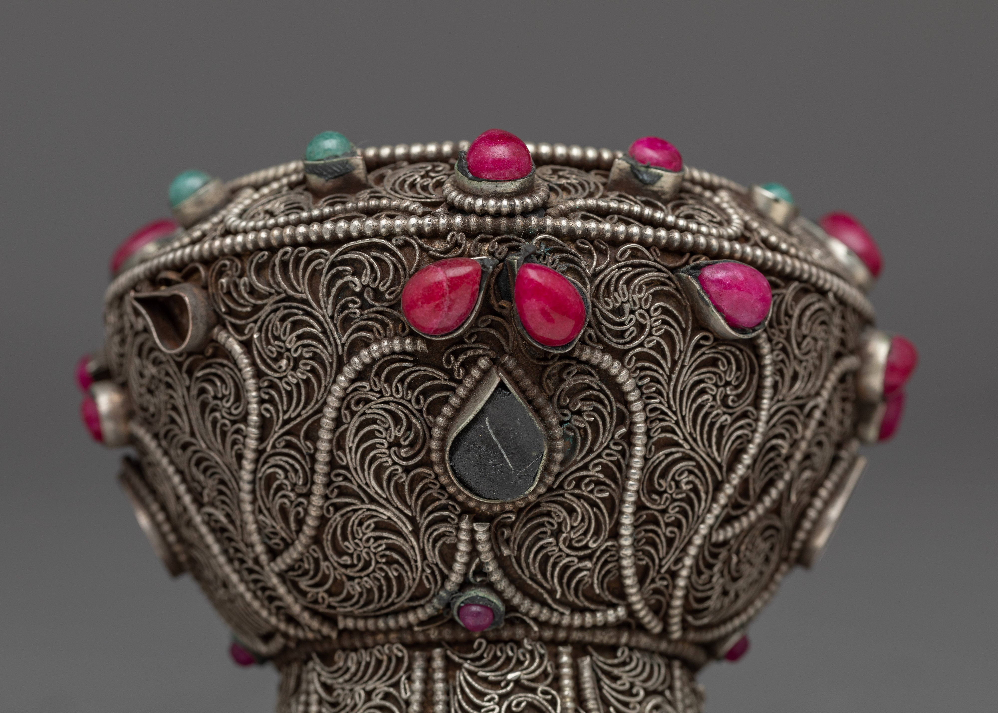 Sacred Dhupur Rice Pot | Tibetan Art Work