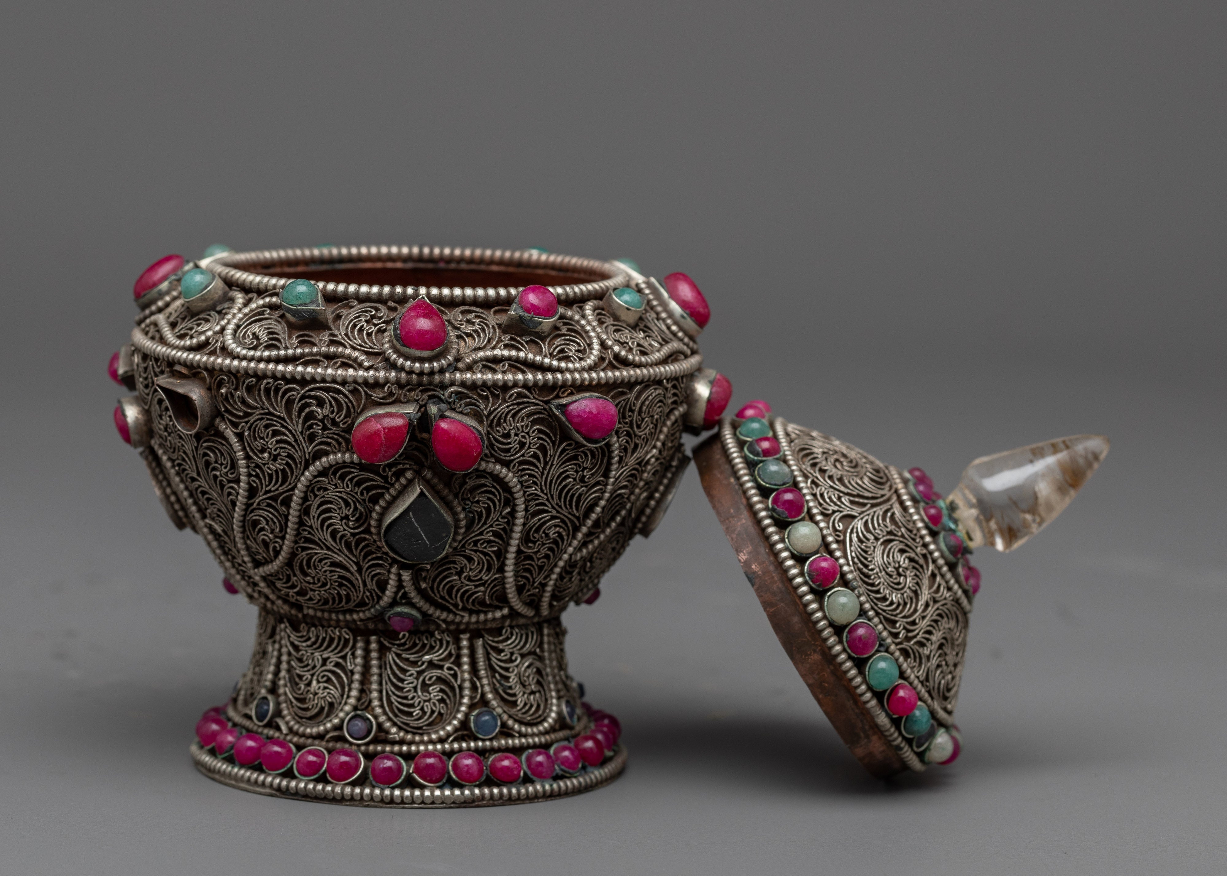 Sacred Dhupur Rice Pot | Tibetan Art Work