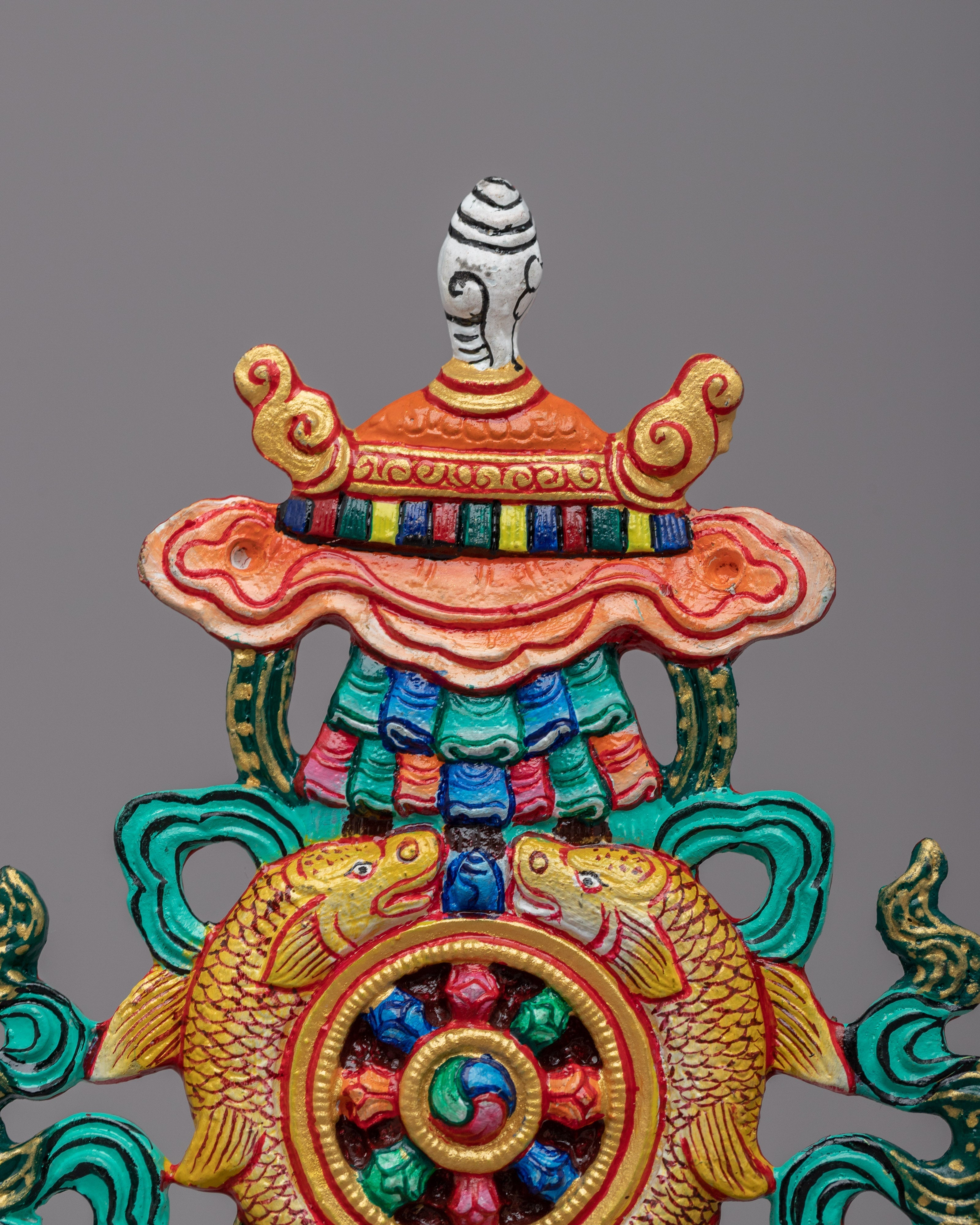 Colorful Auspicious Symbol | Vibrant Spiritual Decor