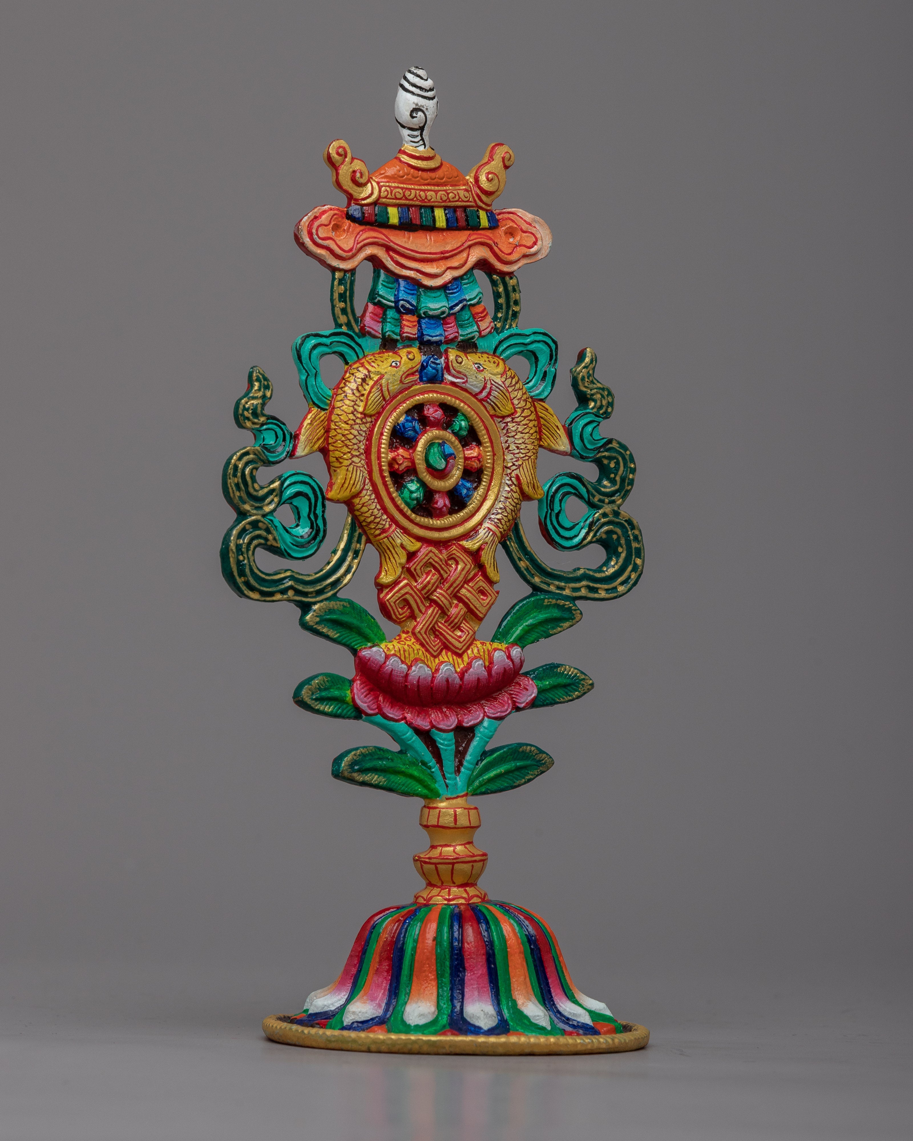 Colorful Auspicious Symbol | Vibrant Spiritual Decor